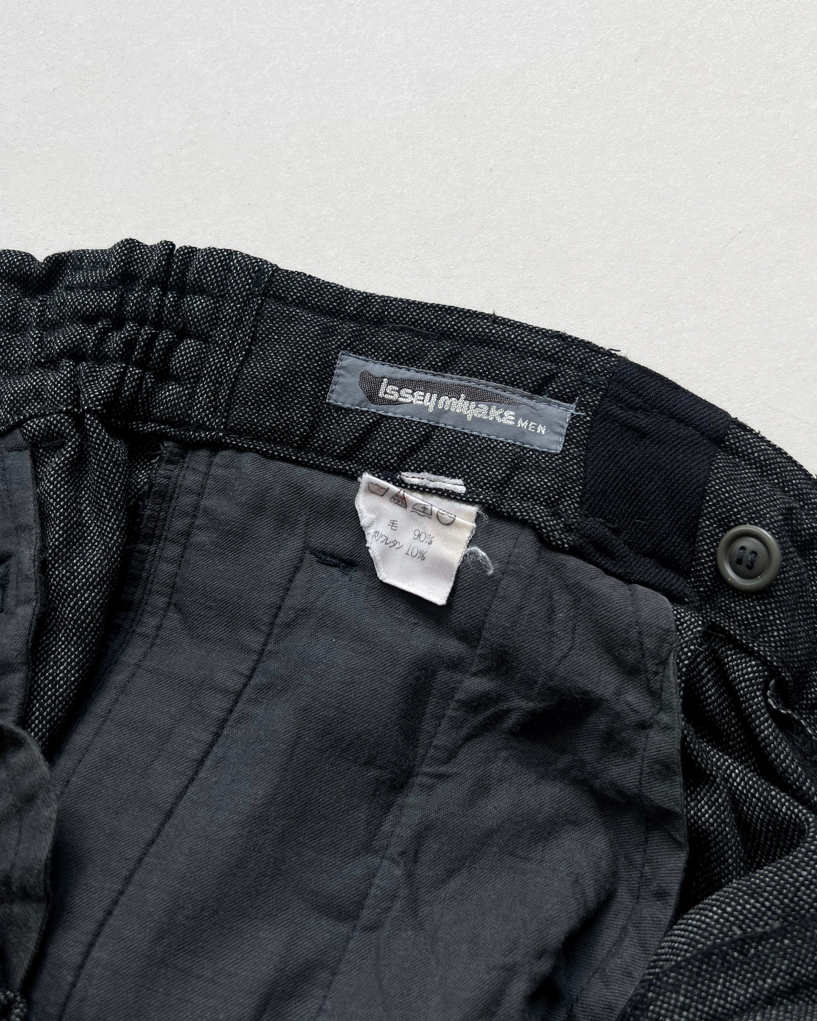 1980S ISSEY MIYAKE SALT & PEPPER TROUSERS (34-38)