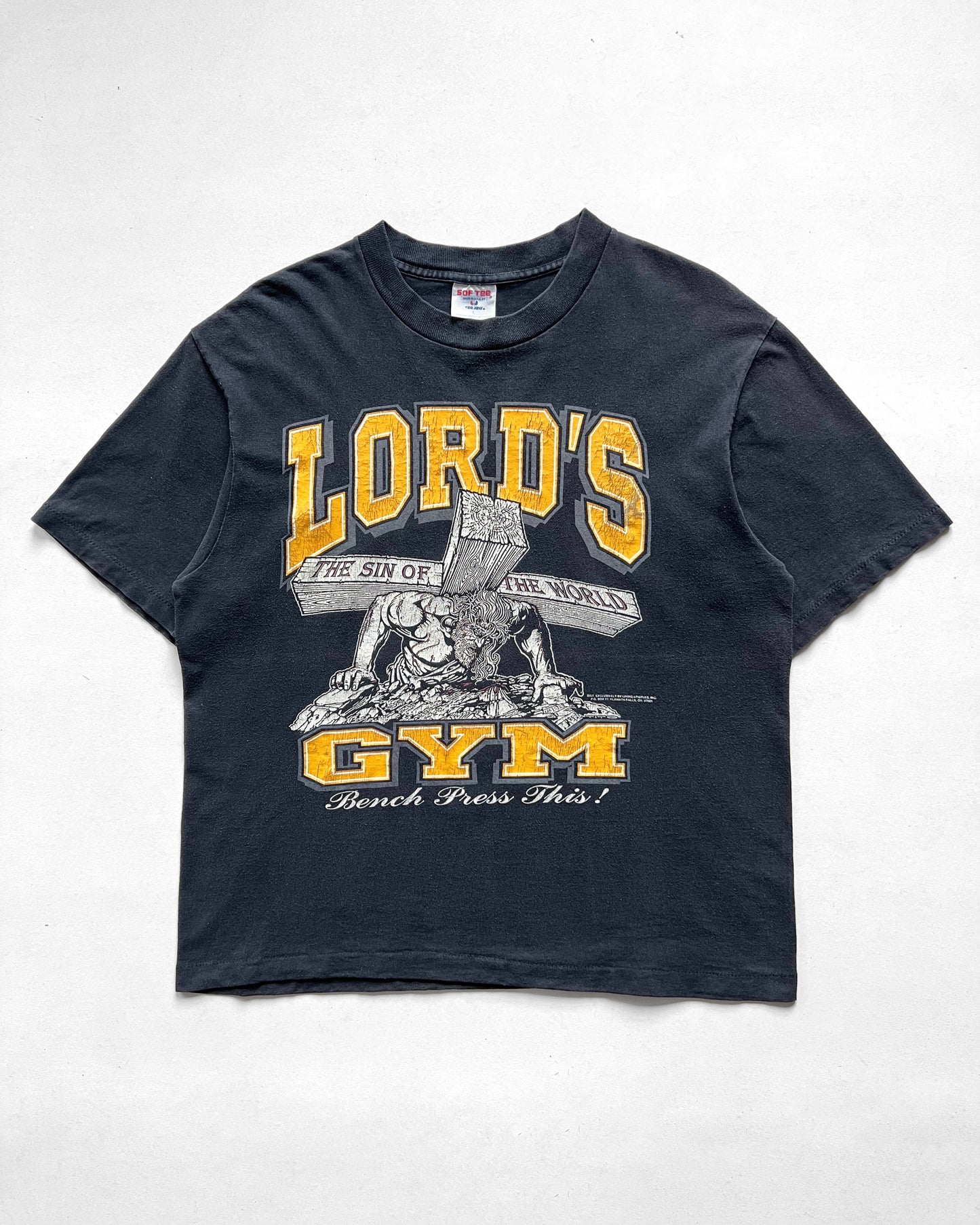 1990S 'LORD'S GYM' SINGLE STITCH TEE (L)