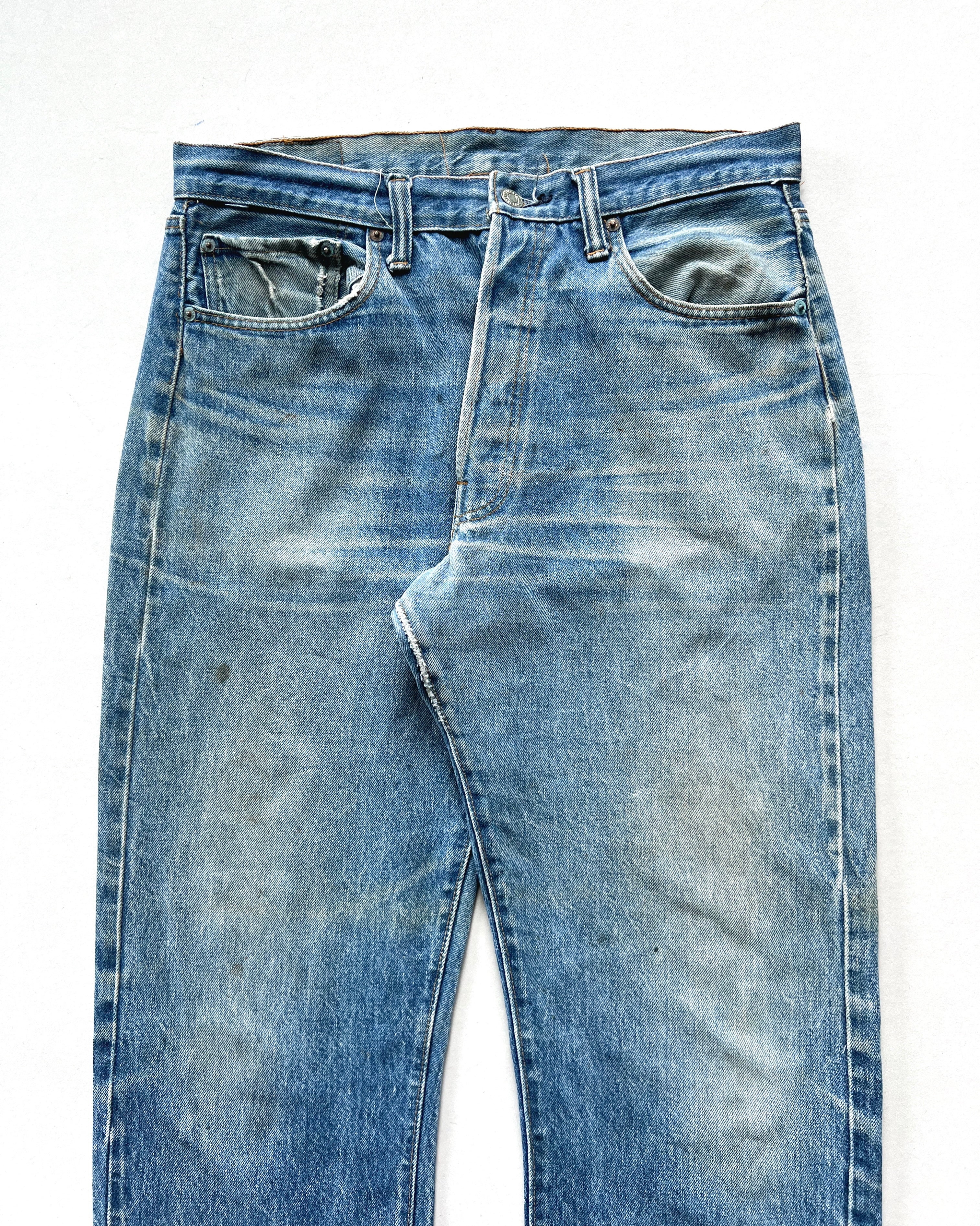 1970S LEVI'S 501 REDLINE SELVEDGE JEANS (33)