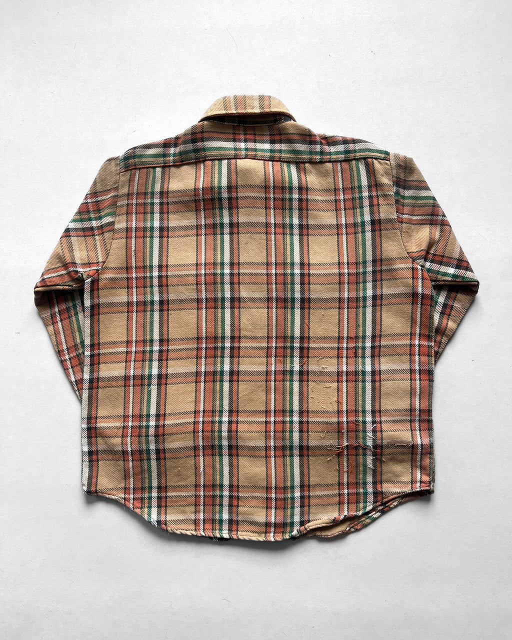 1970S DOUBLE POCKET TARTAN FLANNEL (L)