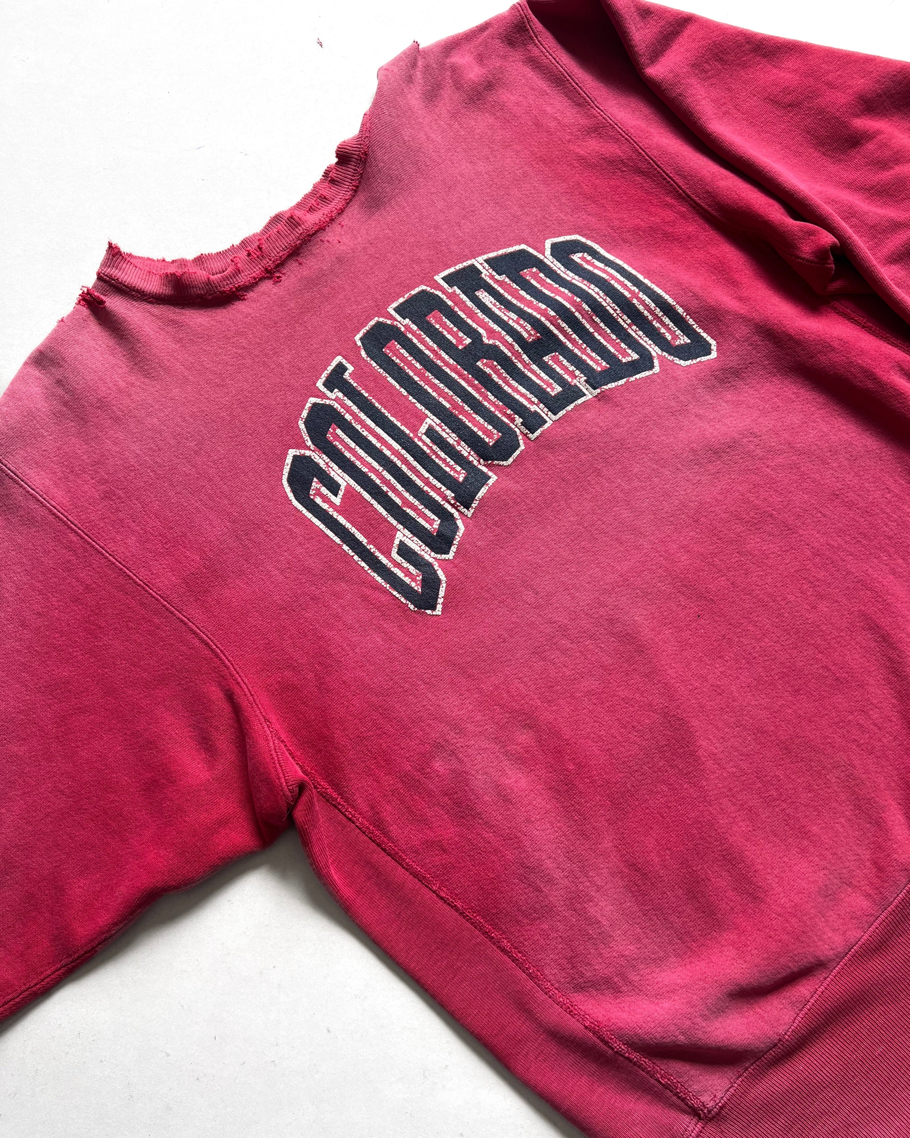 1990S FADED CHAMPION 'COLORADO' REVERSE WEAVE SWEATSHIRT (XL)