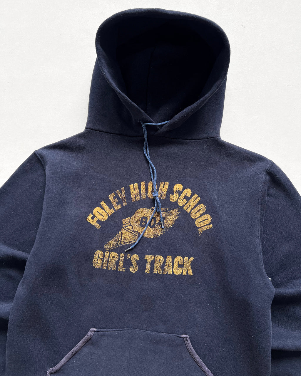 1970S RUSSELL 'FOLEY HIGH SCHOOL GIRL'S TRACK' HOODIE (M)