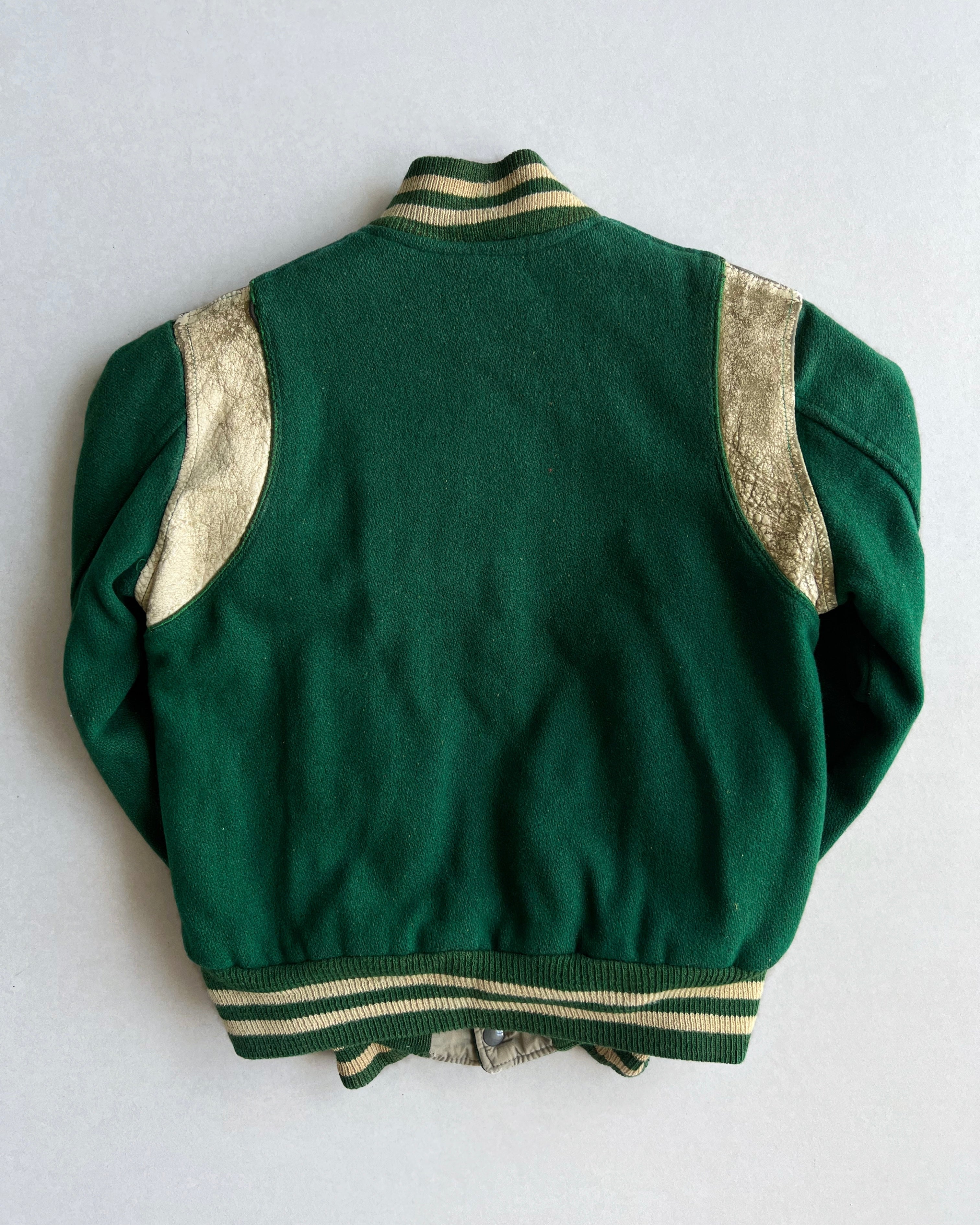 1960S 'V' LETTERMAN REVERSIBLE VARSITY JACKET (M)
