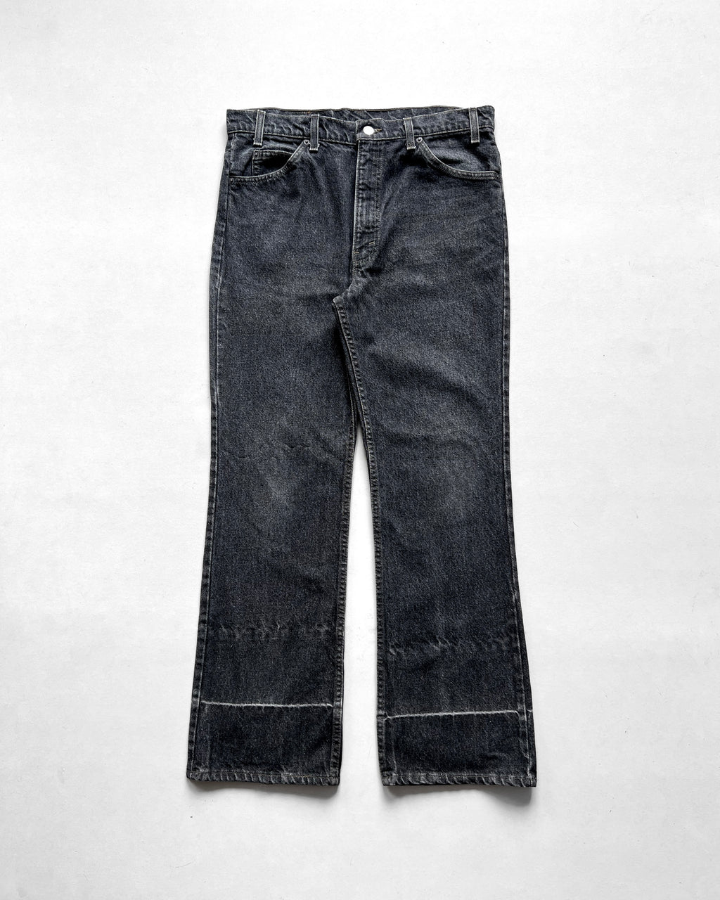 1990S BLACK LEVI'S 517 FLARE JEANS (35)