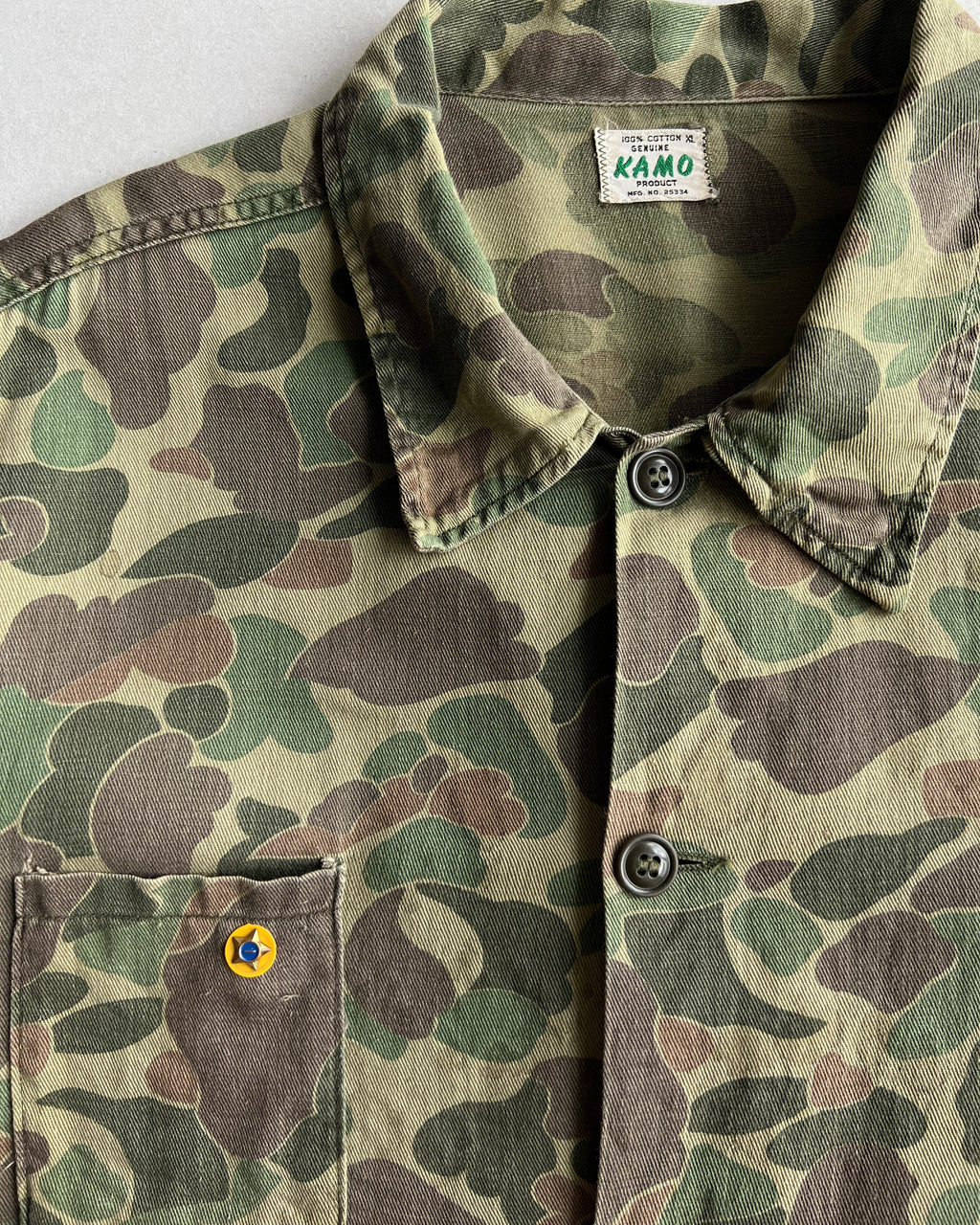 1950S KAMO DUCK FROGSKIN HUNTING JACKET (XL)