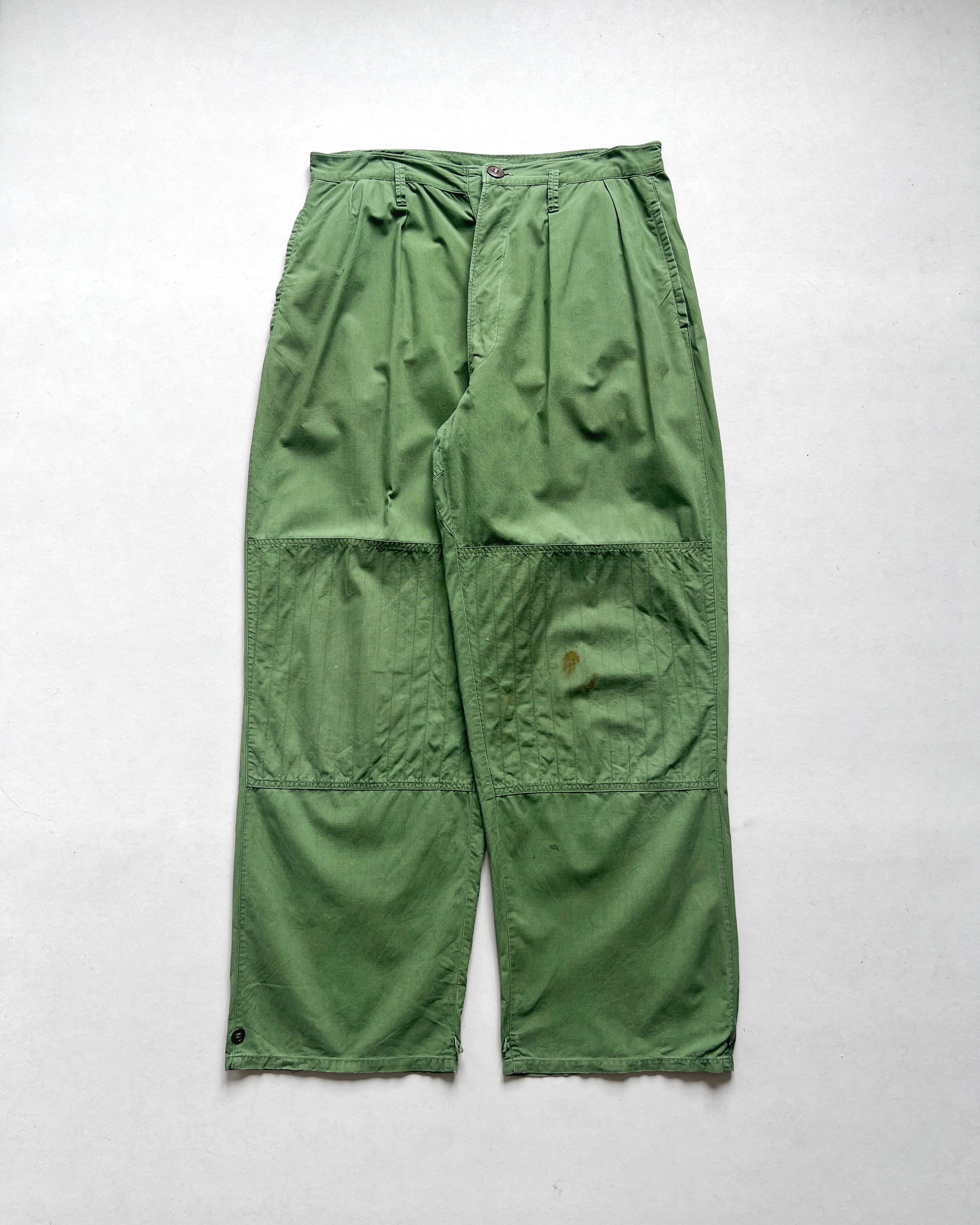 1980S JAPANESE ARMY DOUBLEKNEE TROUSERS (34)