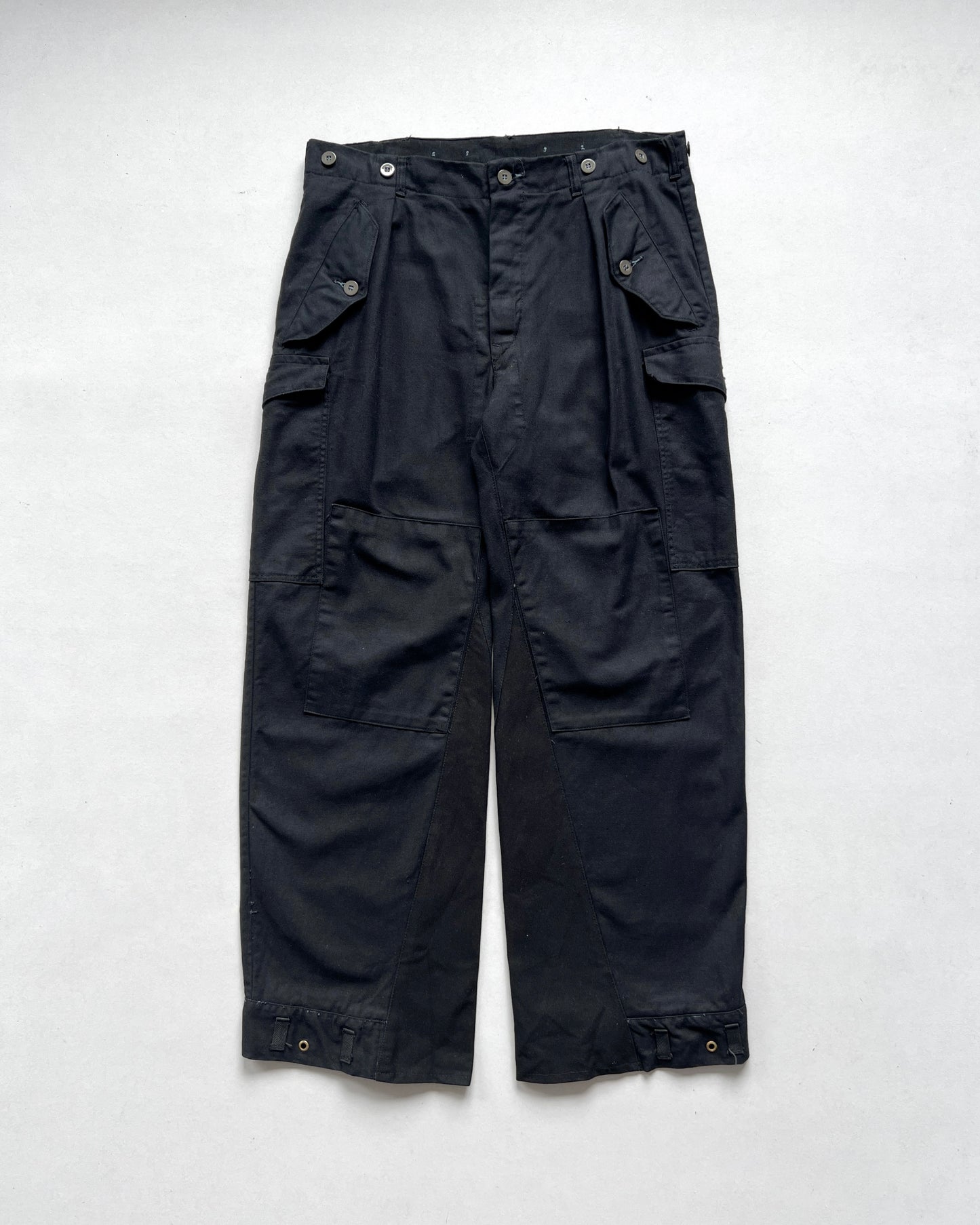 1960S OVERDYED SWEDISH ARMY CARGO PANTS (35)