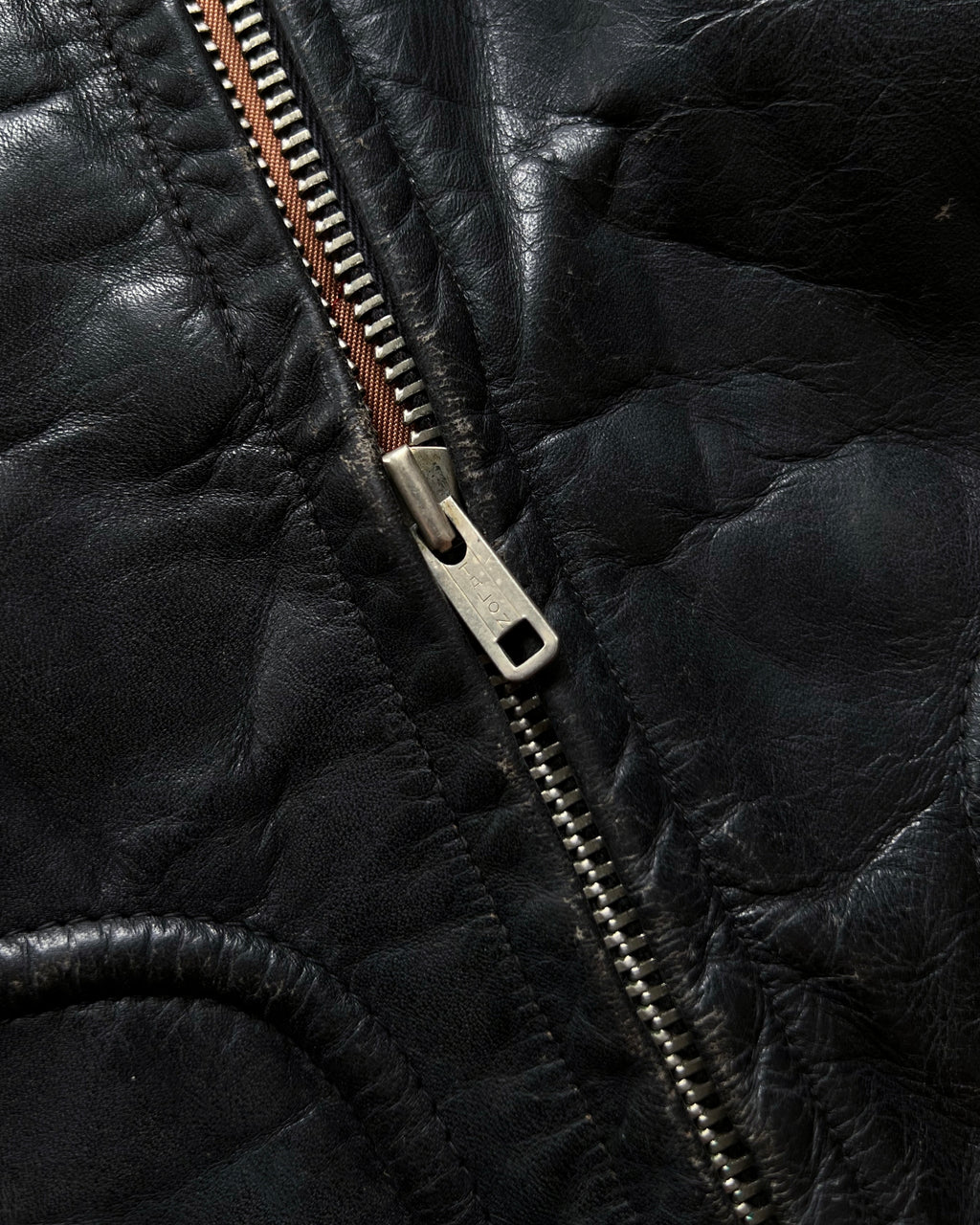 1950S FRATERNITY PREP BY SEARS LEATHER JACKET (M)