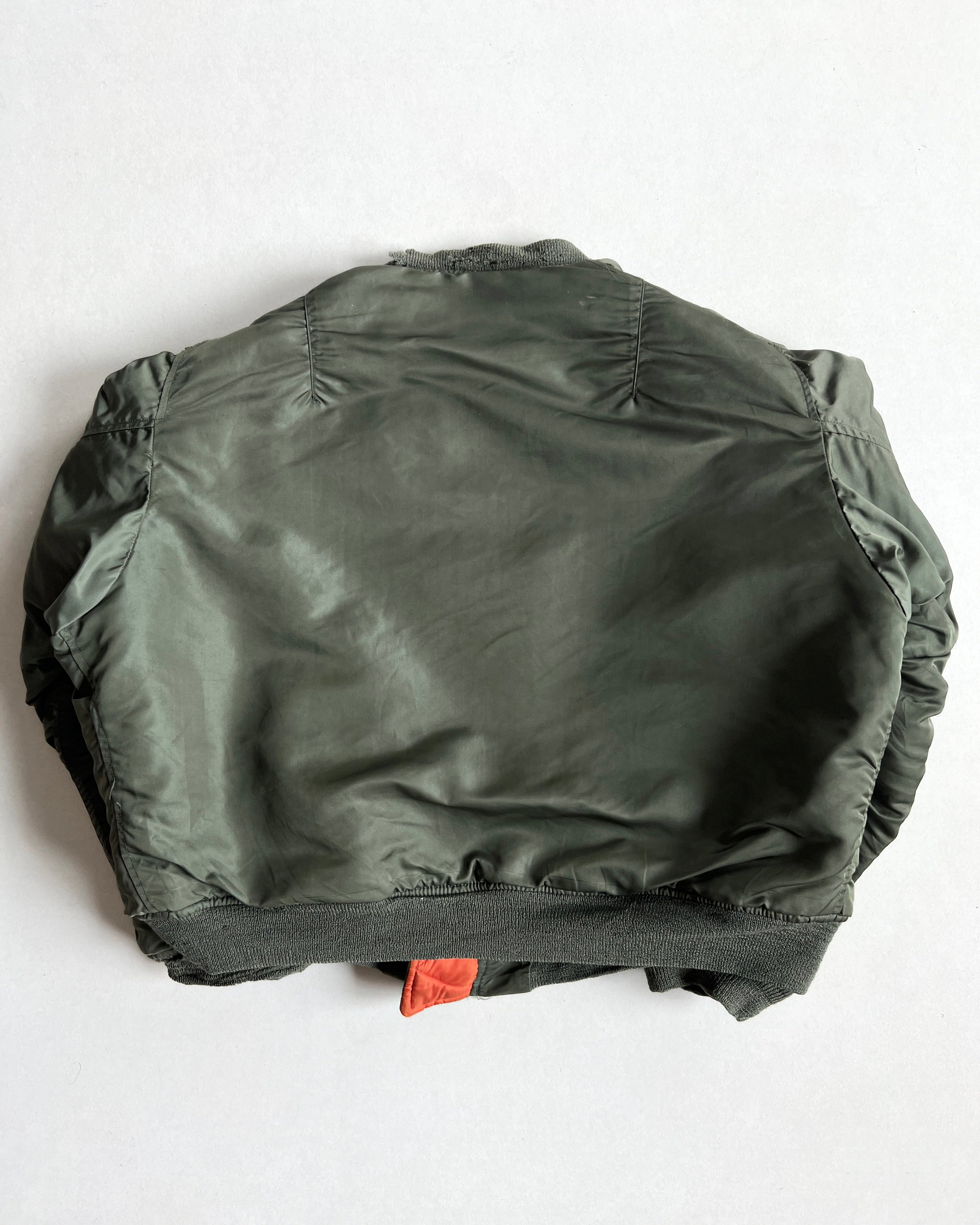 1960S ALPHA INDUSTRIES USAF MA-1 FLIGHT JACKET (XL)