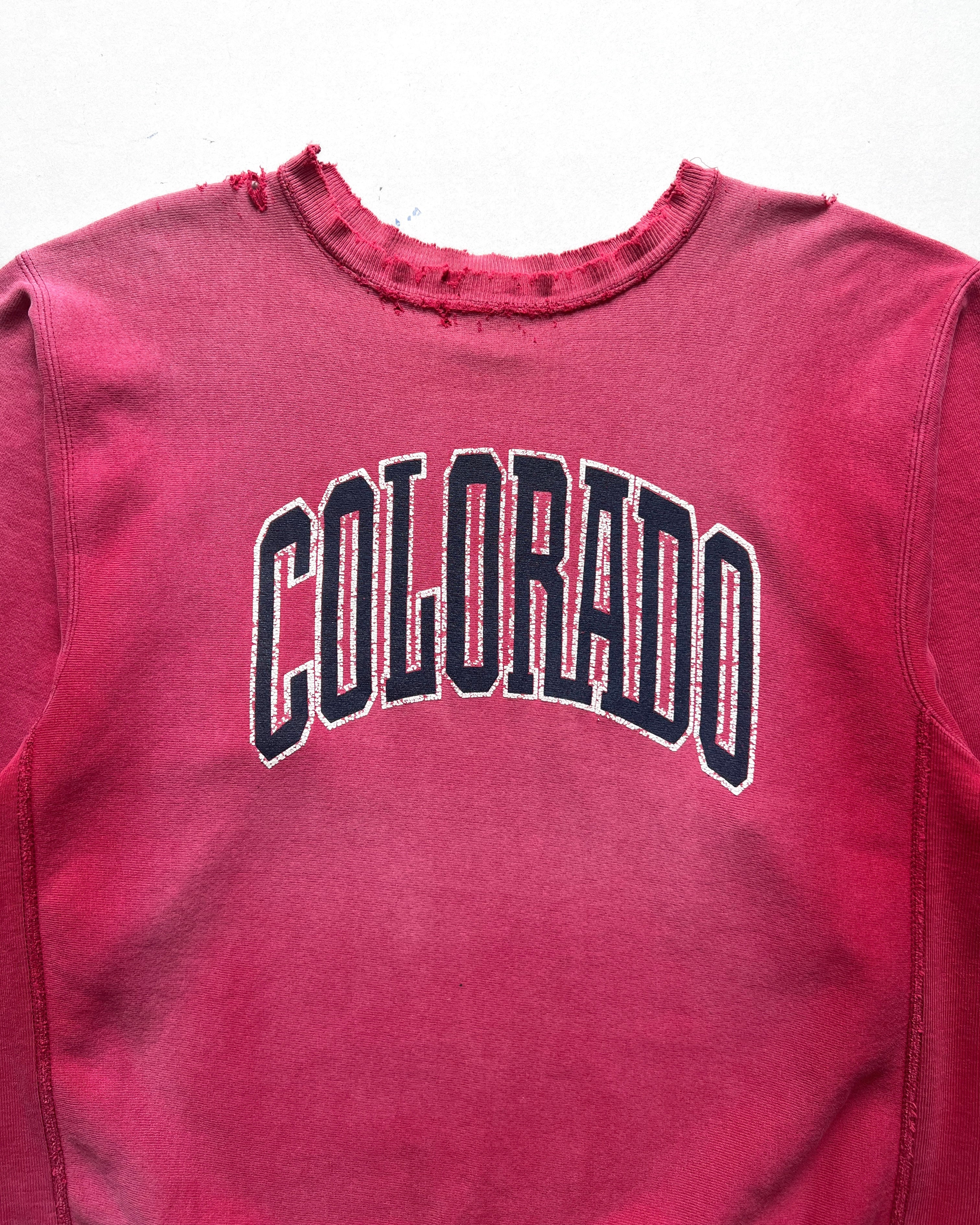 1990S FADED CHAMPION 'COLORADO' REVERSE WEAVE SWEATSHIRT (XL)