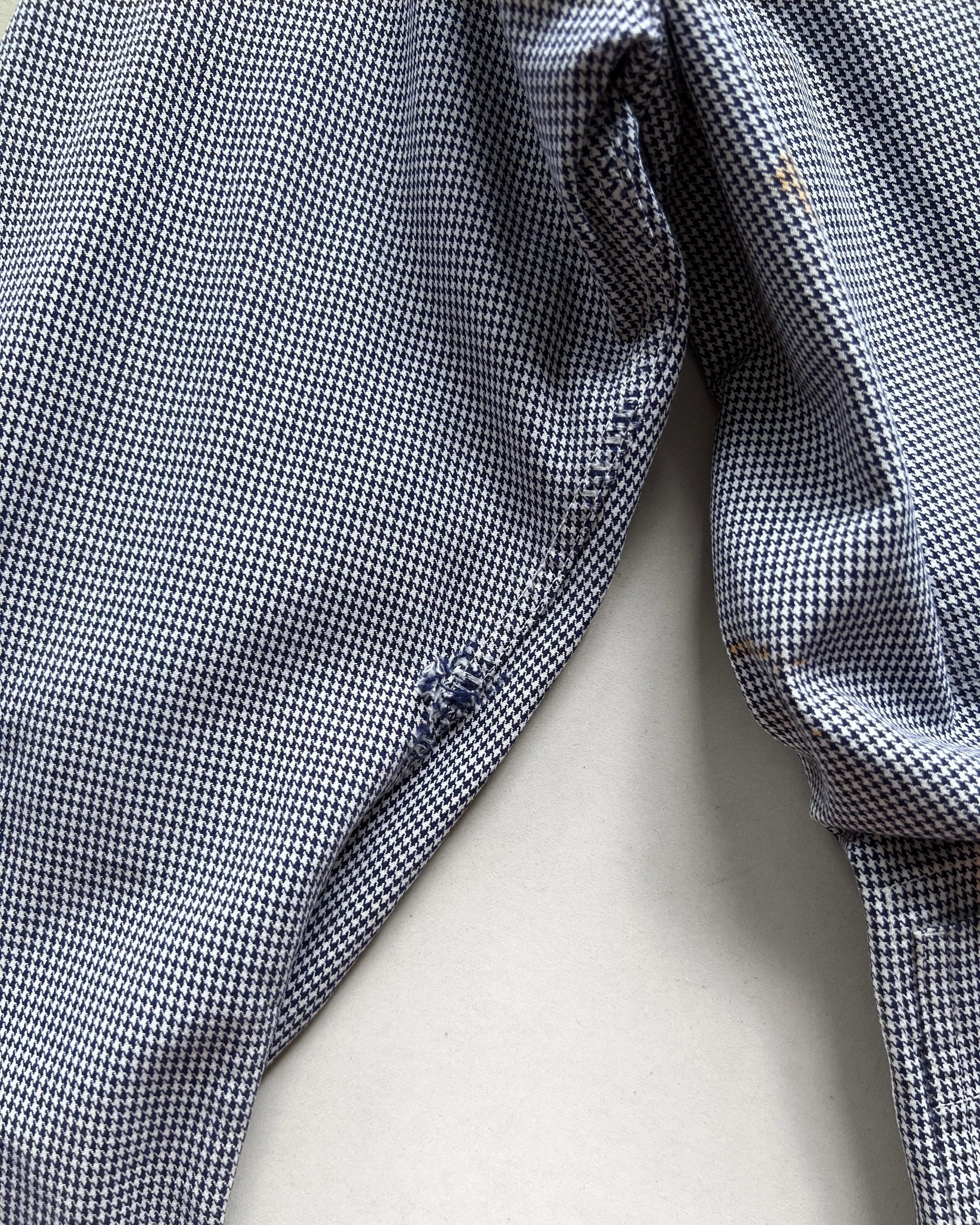 1960S FELVAY FRENCH HOUNDSTOOTH WORK JACKET (L)