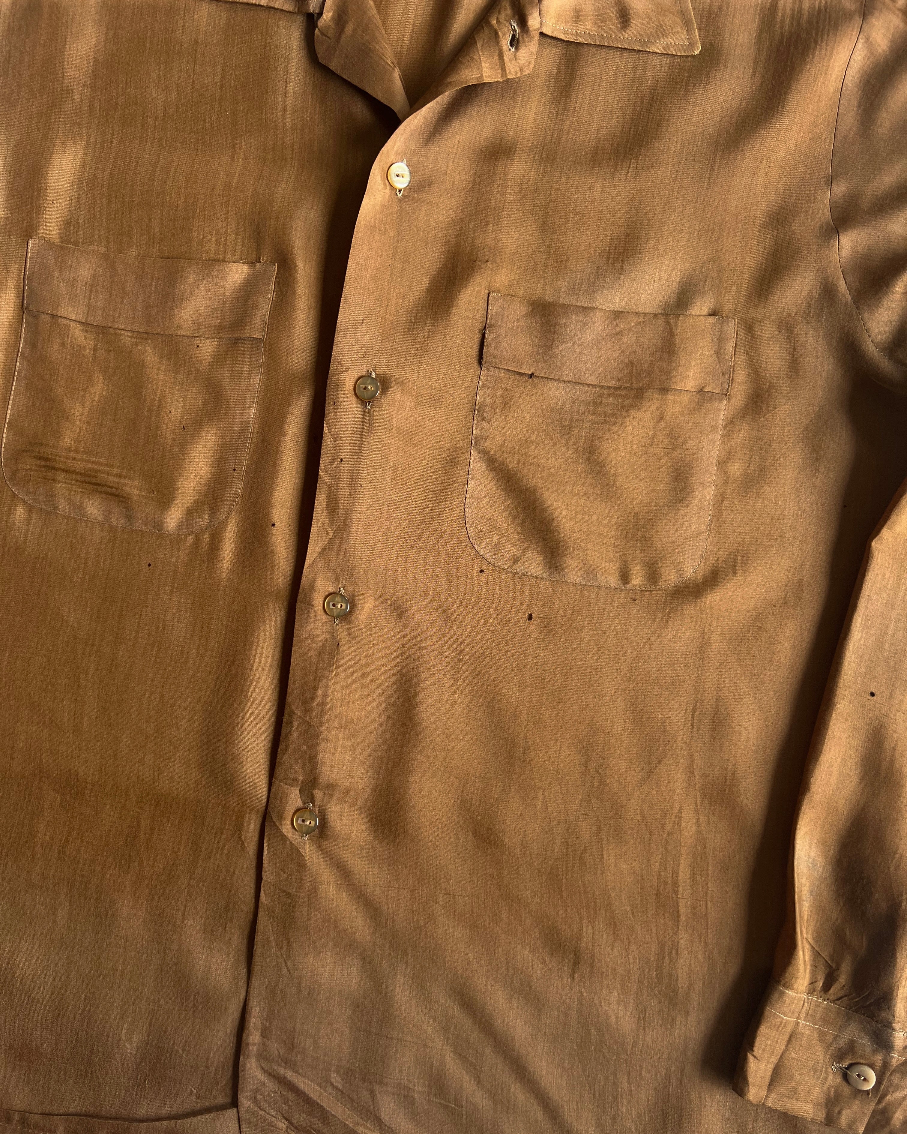 1950S EVER-PRESSED NATIONAL ROCKABILLY SHIRT (M)