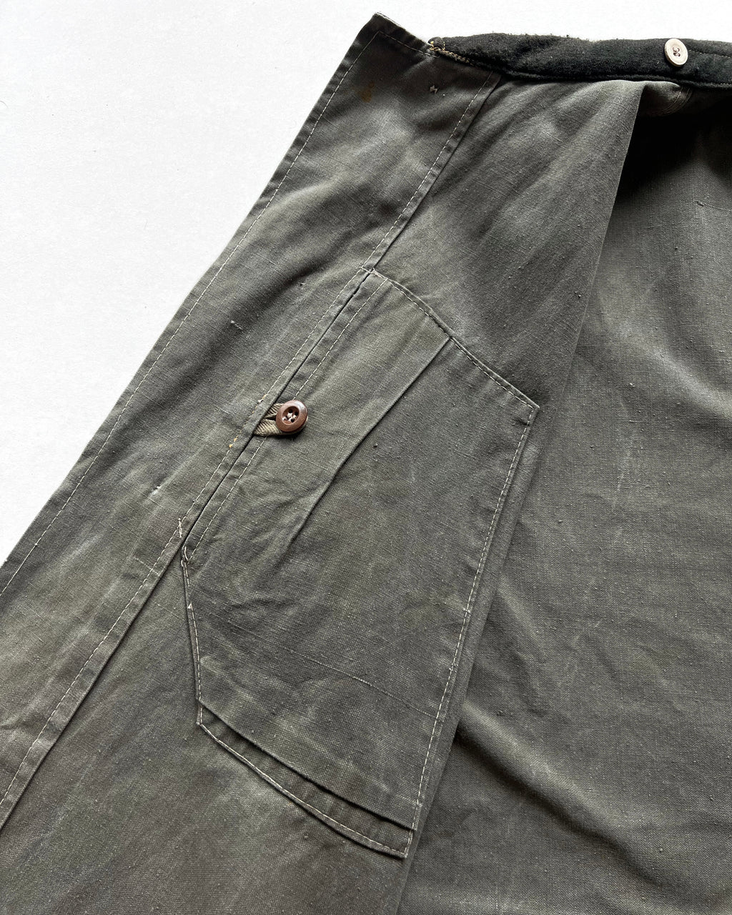 1960S EAST GERMANY G52 ARMY CANVAS JACKET (L)