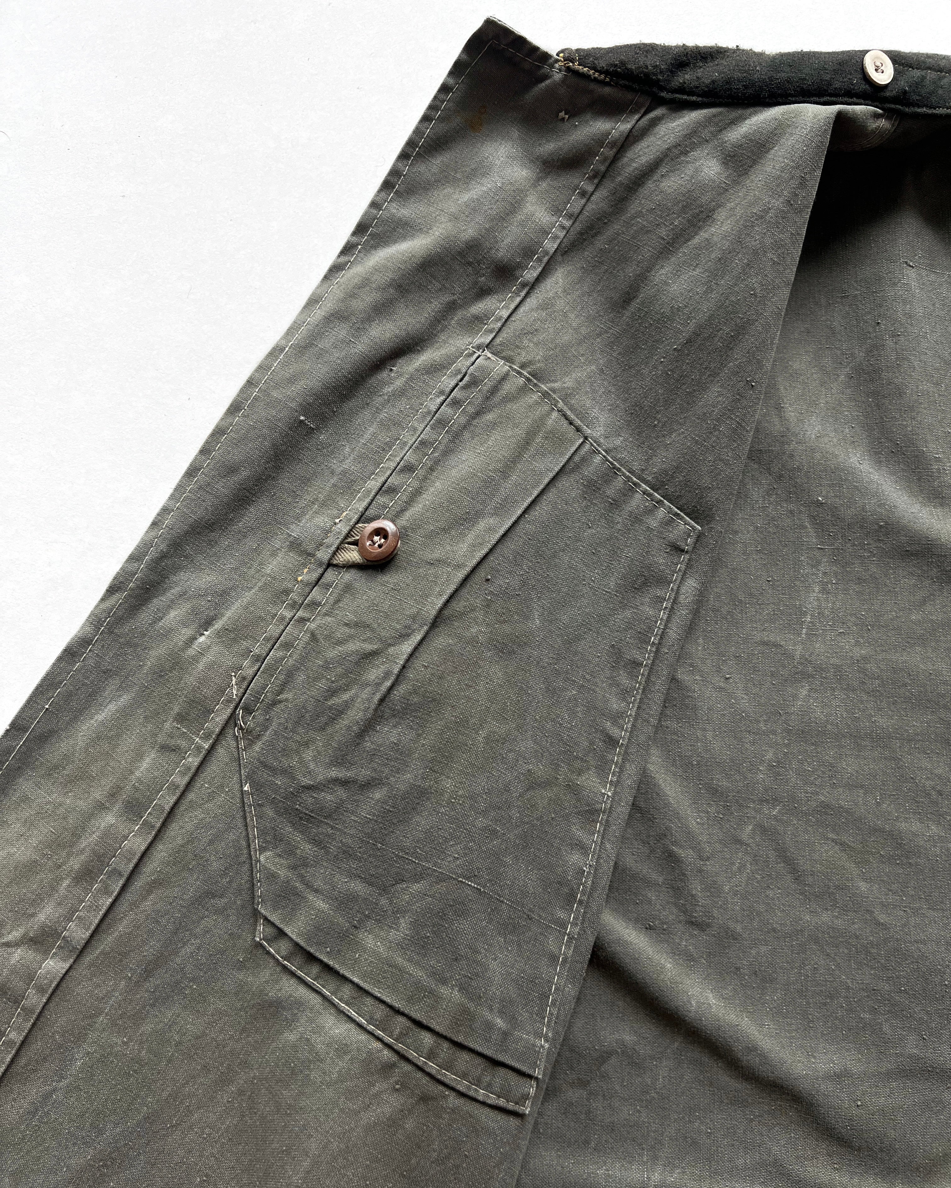 1960S EAST GERMANY G52 ARMY CANVAS JACKET (L)