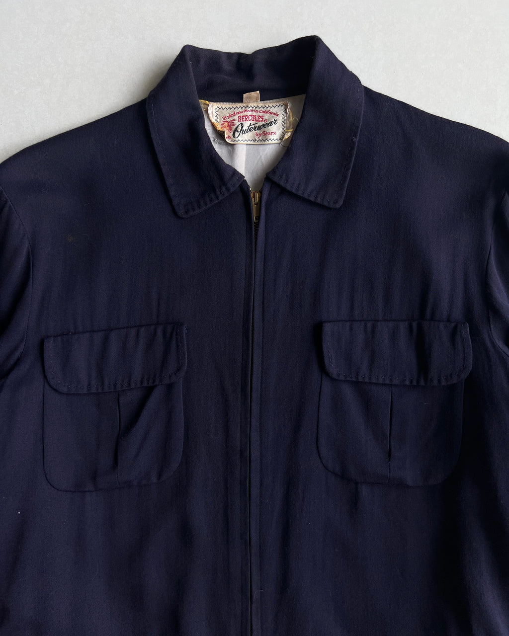 1950S PURPLE GABARDINE ROCKABILLY RICKY JACKET (S-L)