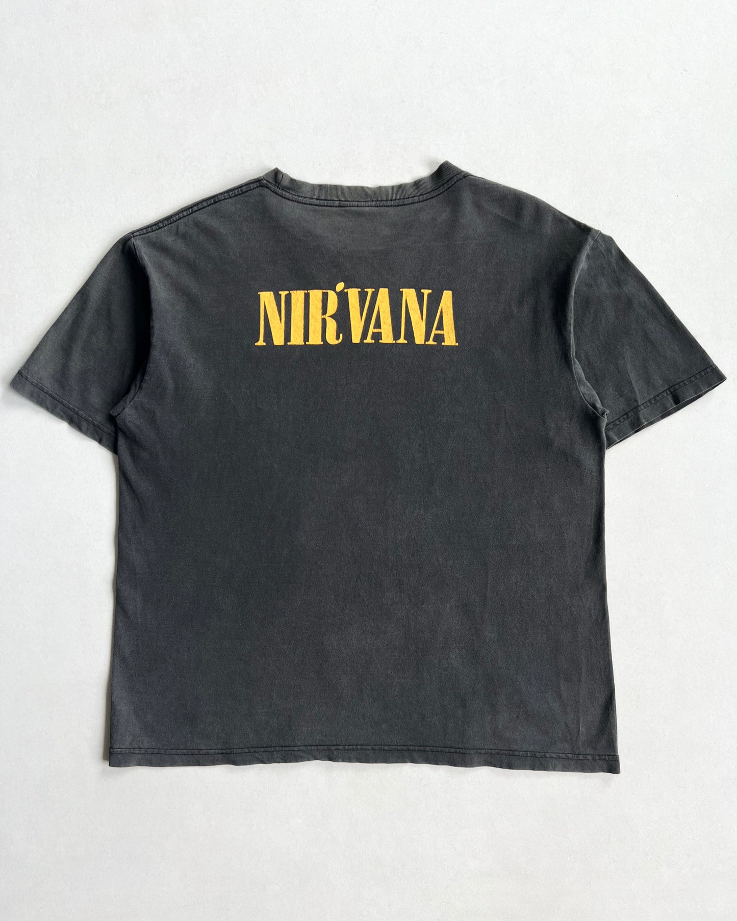 2000S FADED 'HERE'S NIRVANA' TEE (L)