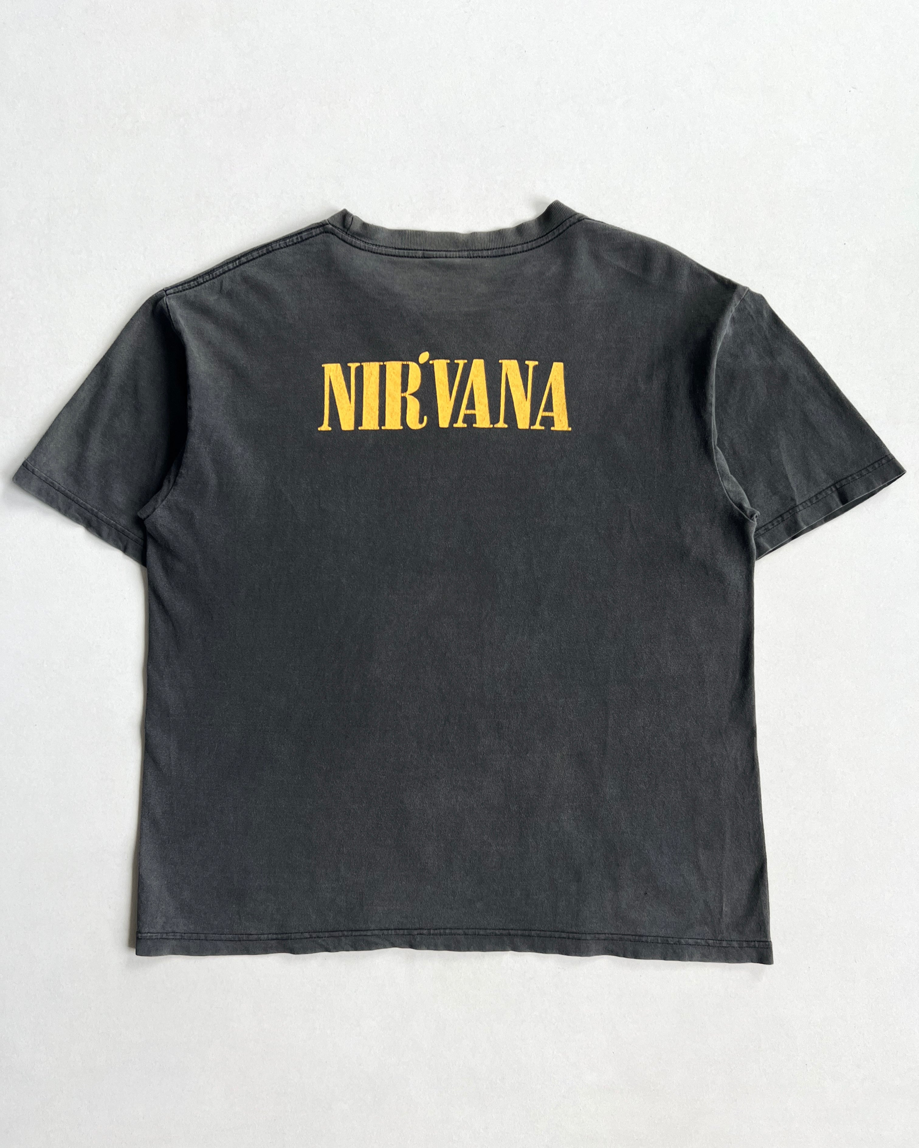 2000S FADED 'HERE'S NIRVANA' TEE (L)