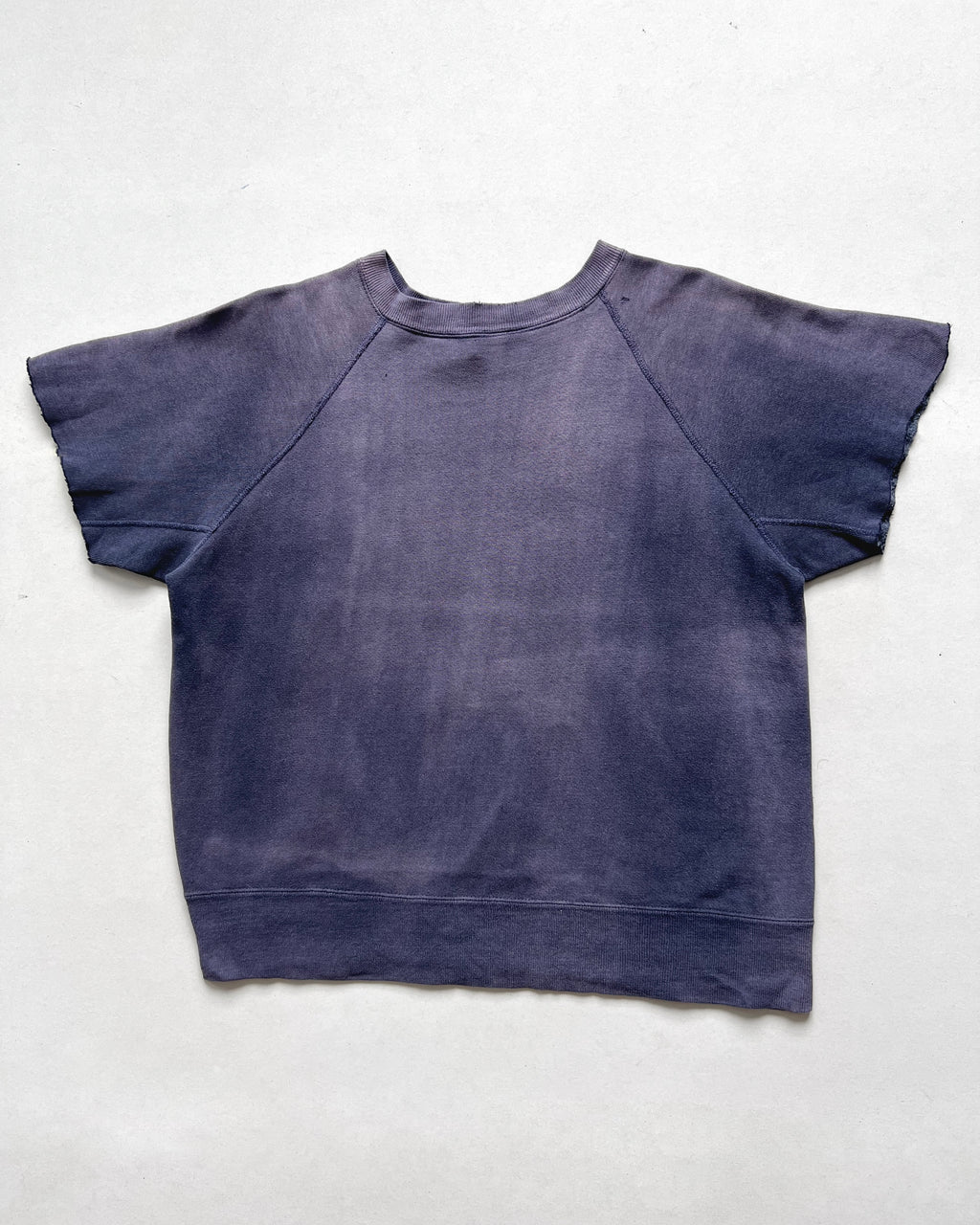 1960S SUN FADED BVD CUT-OFF SWEATSHIRT (L)