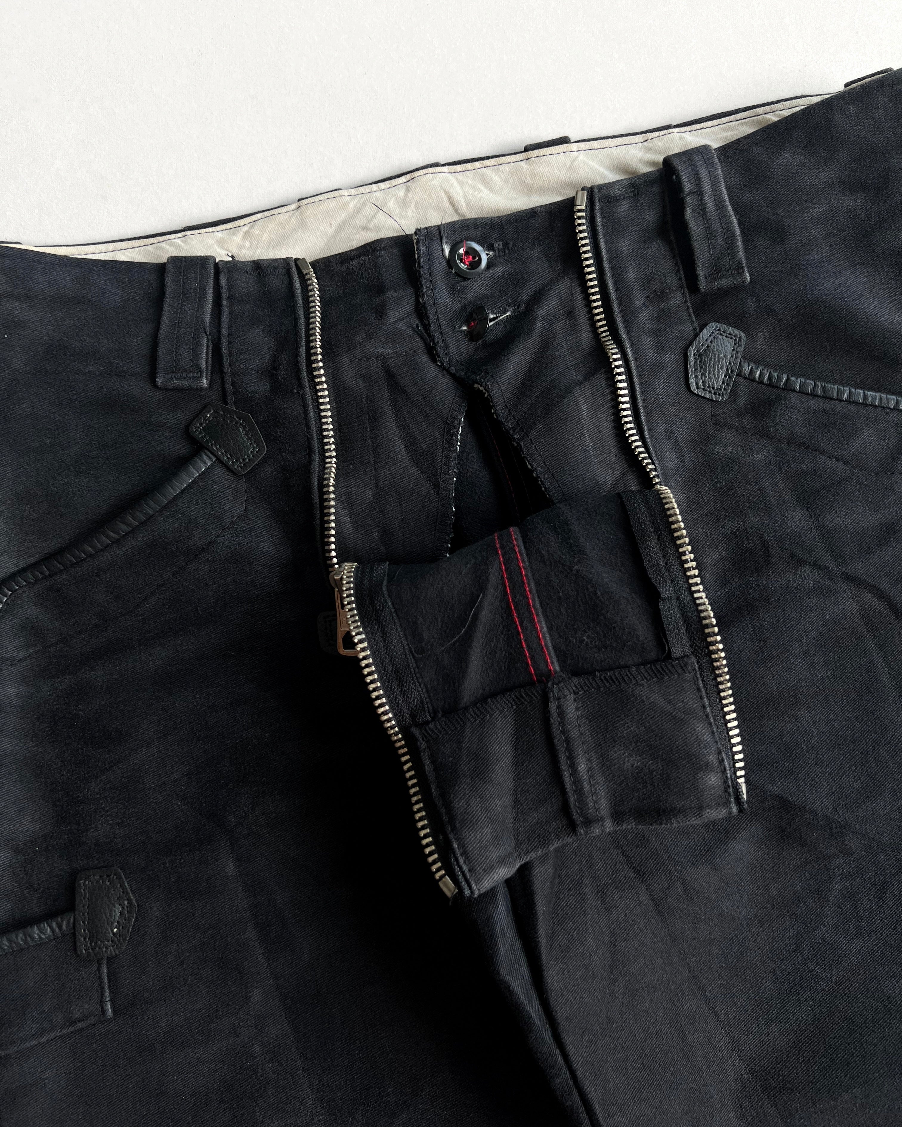 1990S MOLESKIN GERMAN BOOTCUT WORK PANTS (30-32)