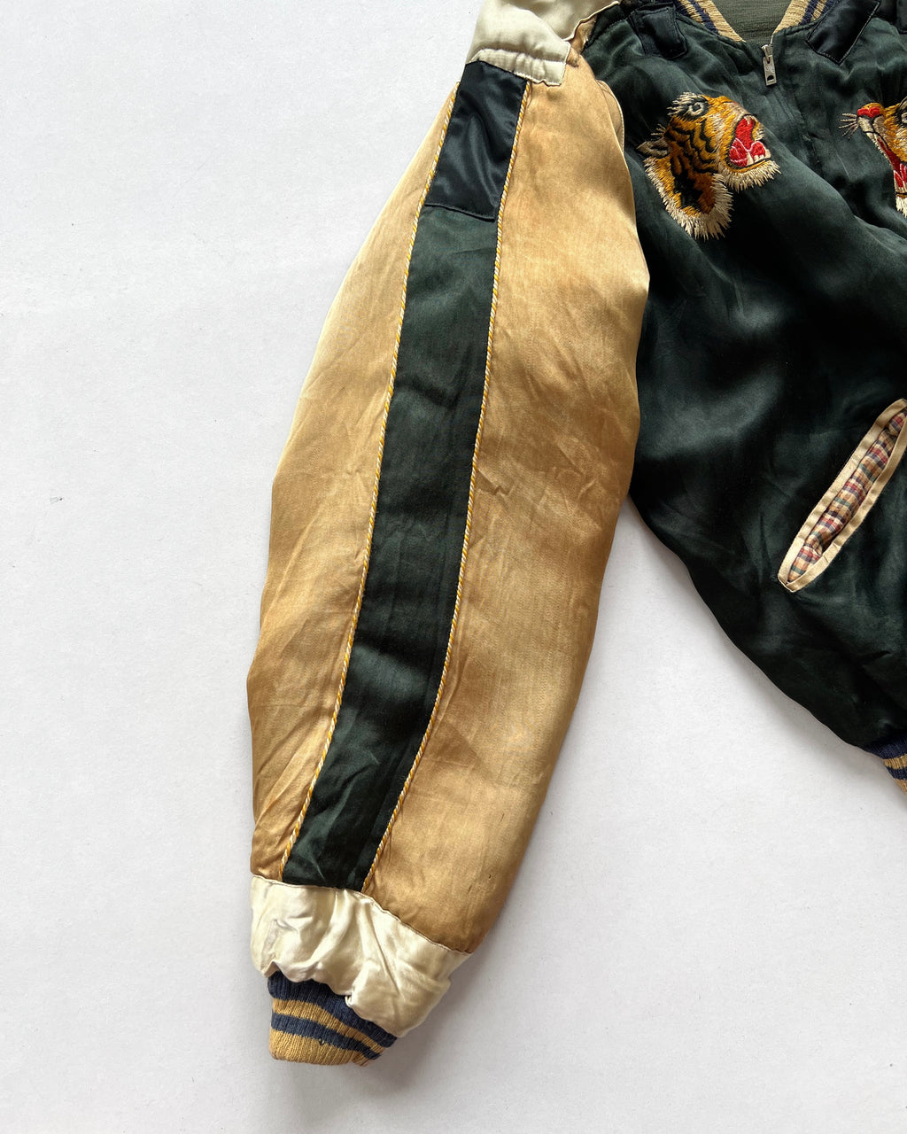 1950S MULTICOLOUR JAPAN REVERSIBLE SUKAJAN (L)