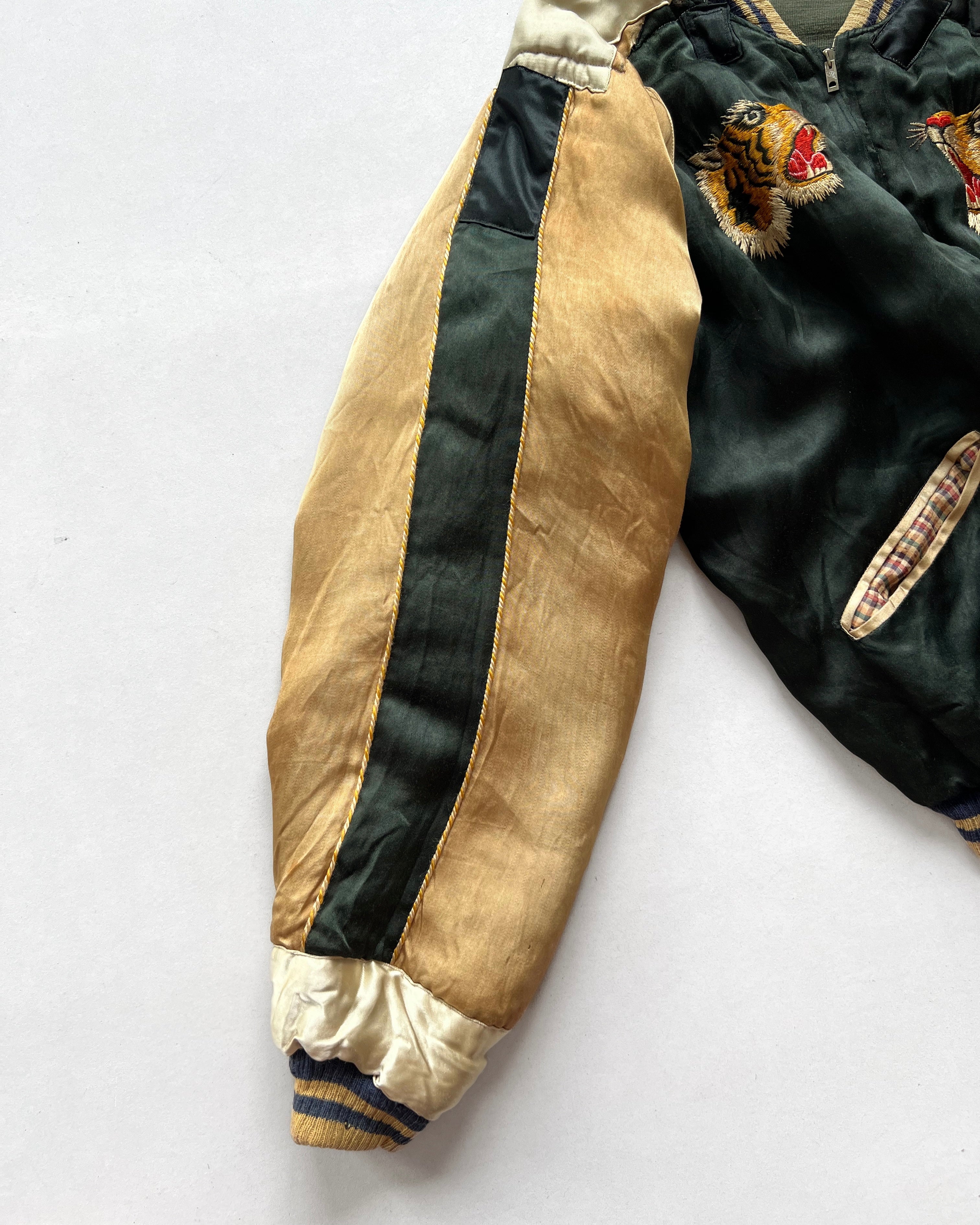 1950S MULTICOLOUR JAPAN REVERSIBLE SUKAJAN (L)