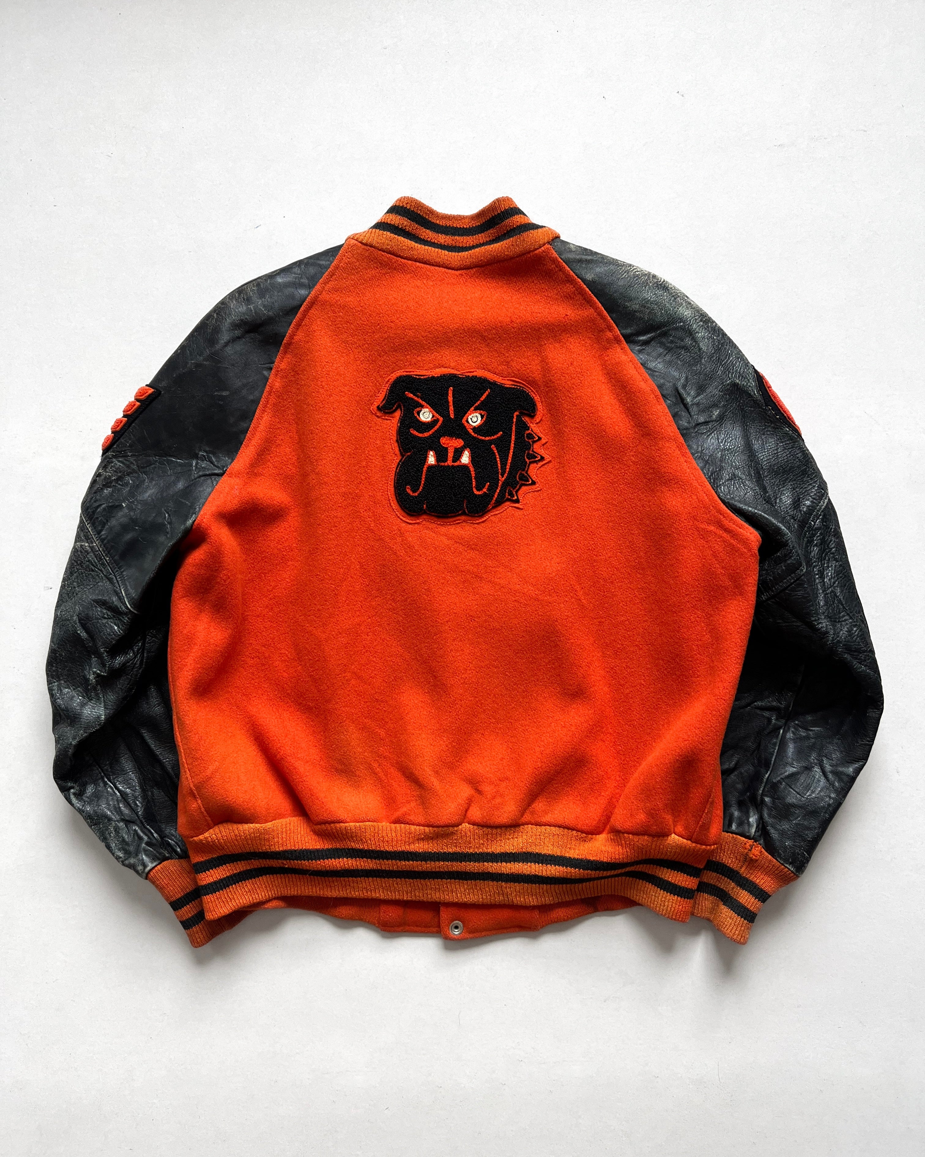 1961 'S' LETTERMAN RAGLAN VARSITY JACKET (L)