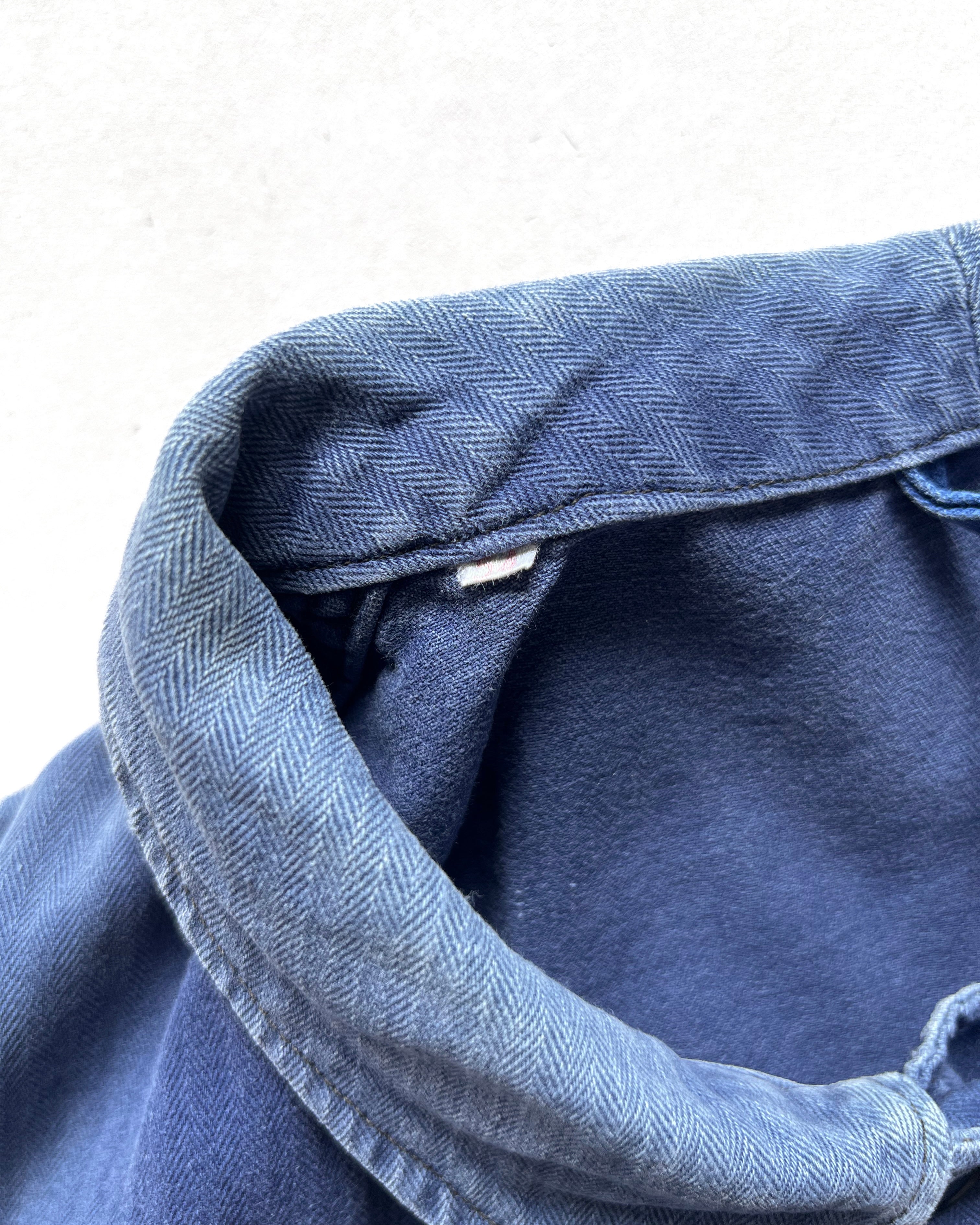 1960S FADED GERMAN HBT WORK JACKET (XL)