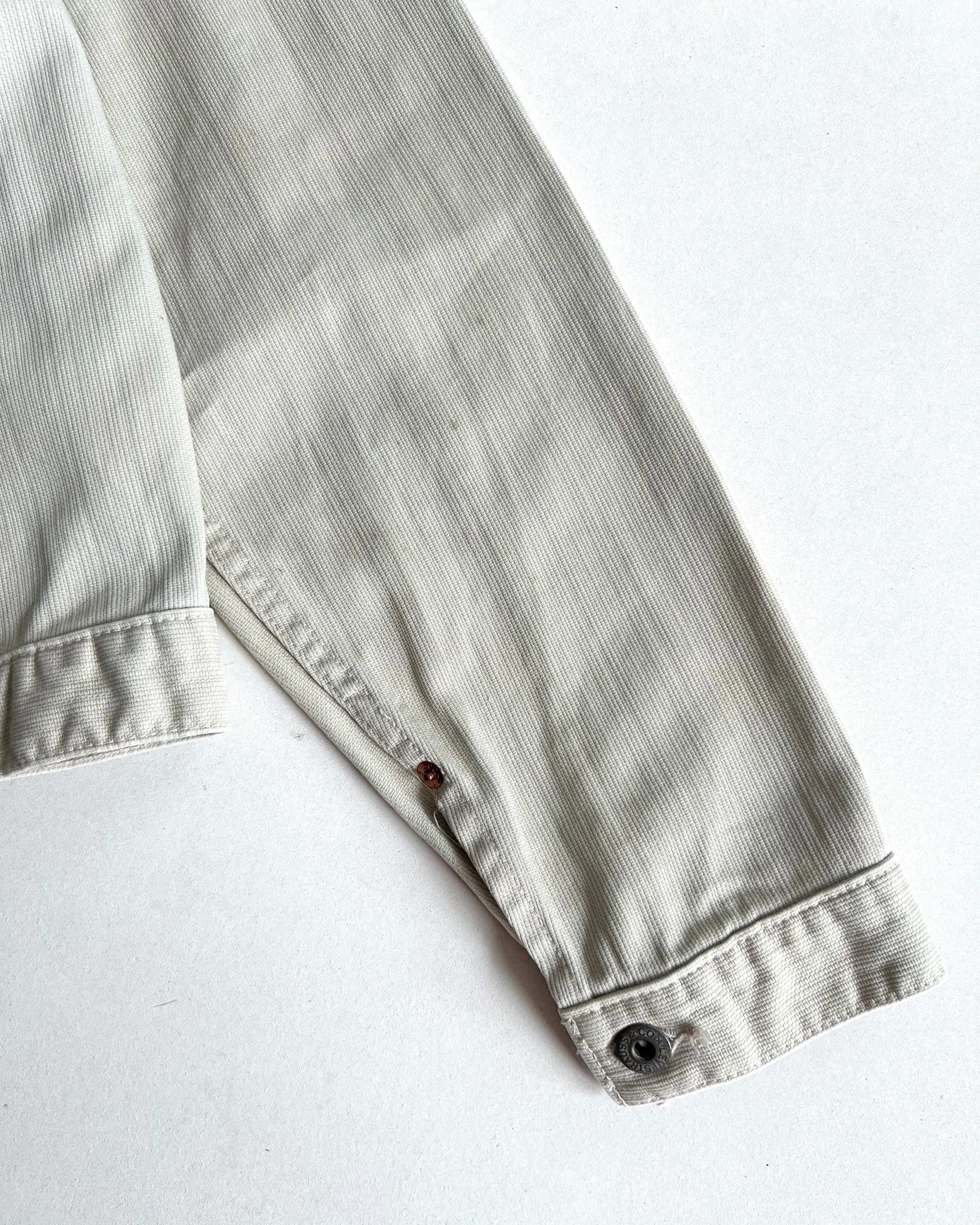 1980S WHITE LEVI'S BIG E TYPE I JACKET (M)