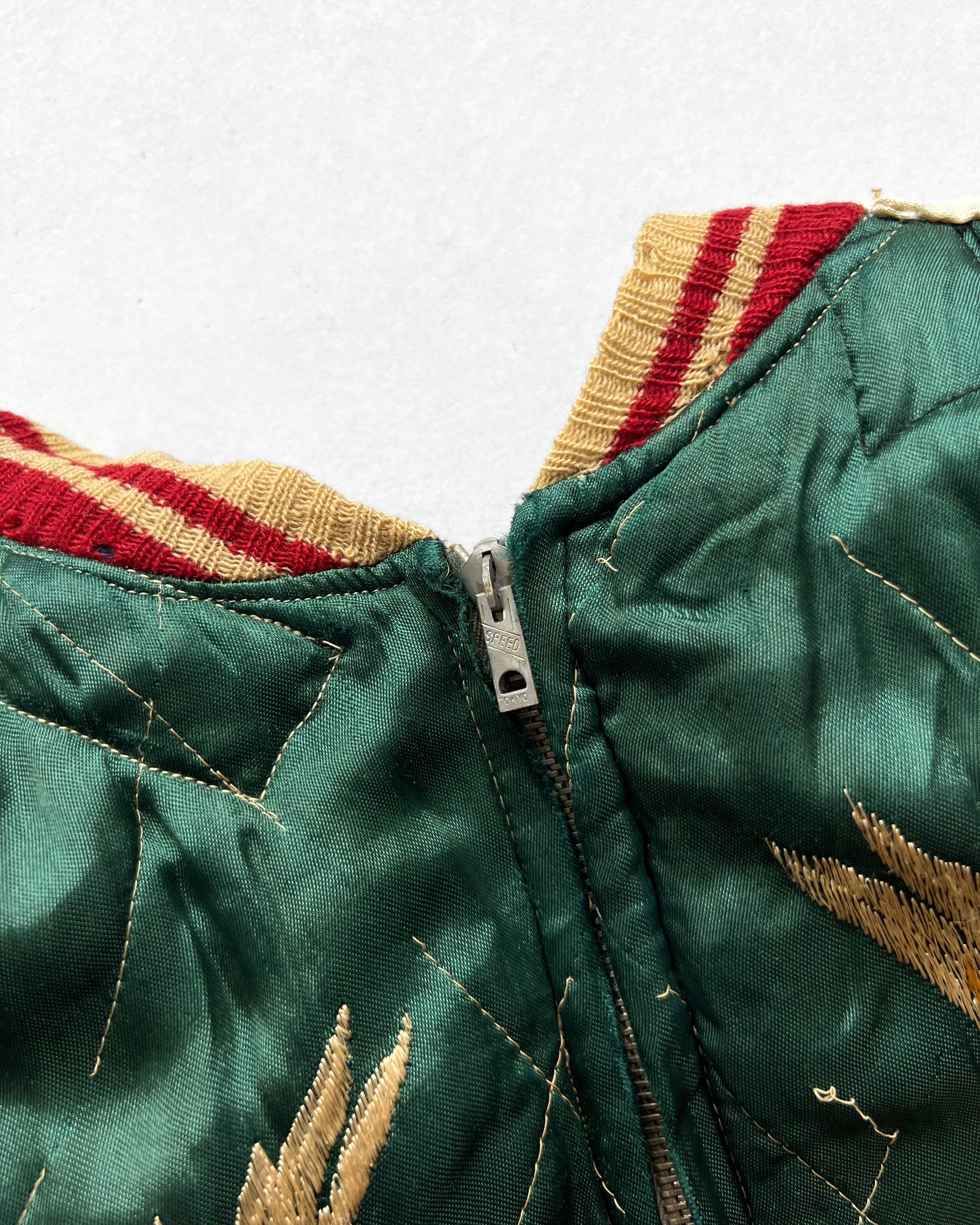 1950S MULTICOLOUR JAPAN REVERSIBLE SUKAJAN (L)