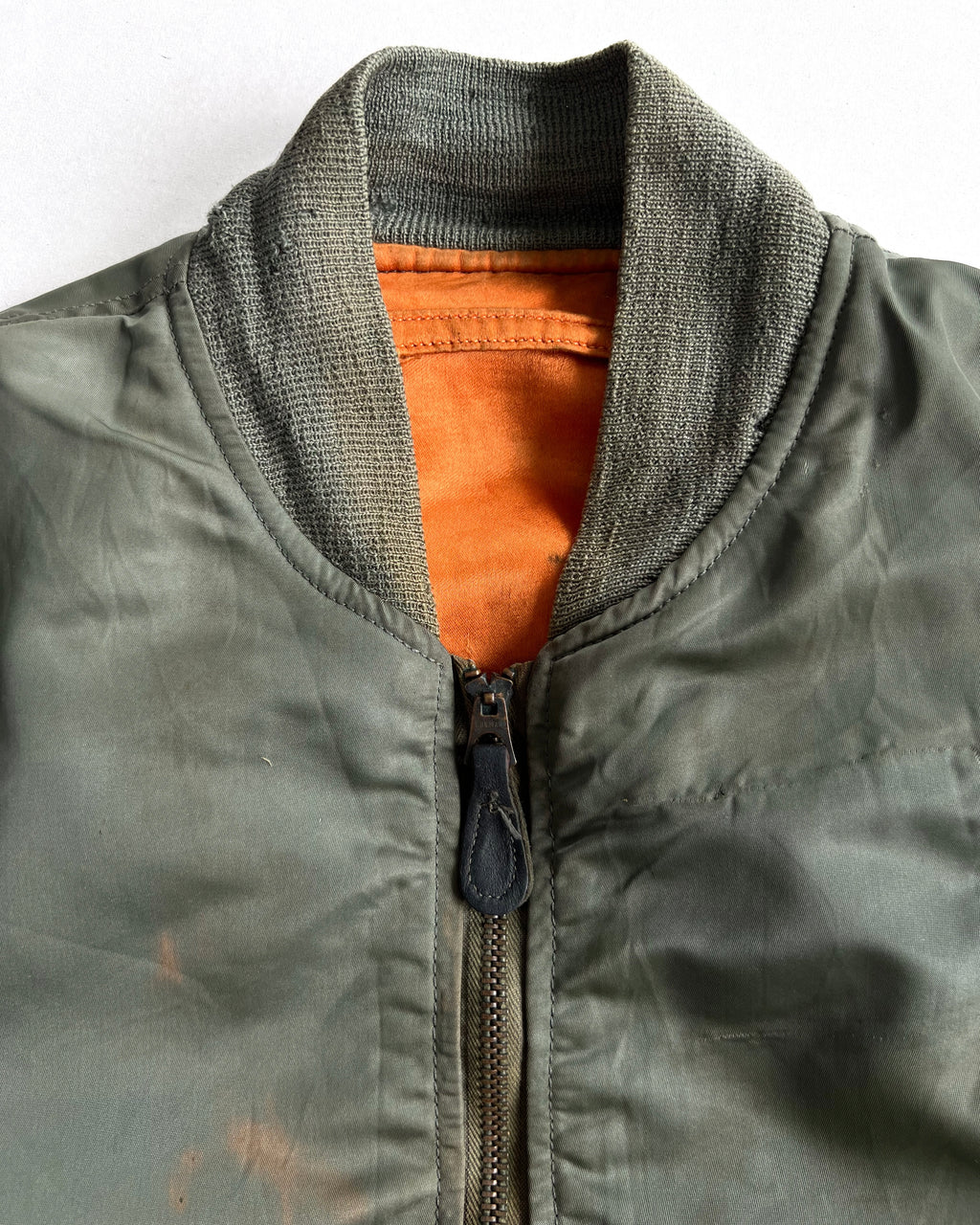 1960S USAF L2-B RAYON FLIGHT BOMBER JACKET (M)