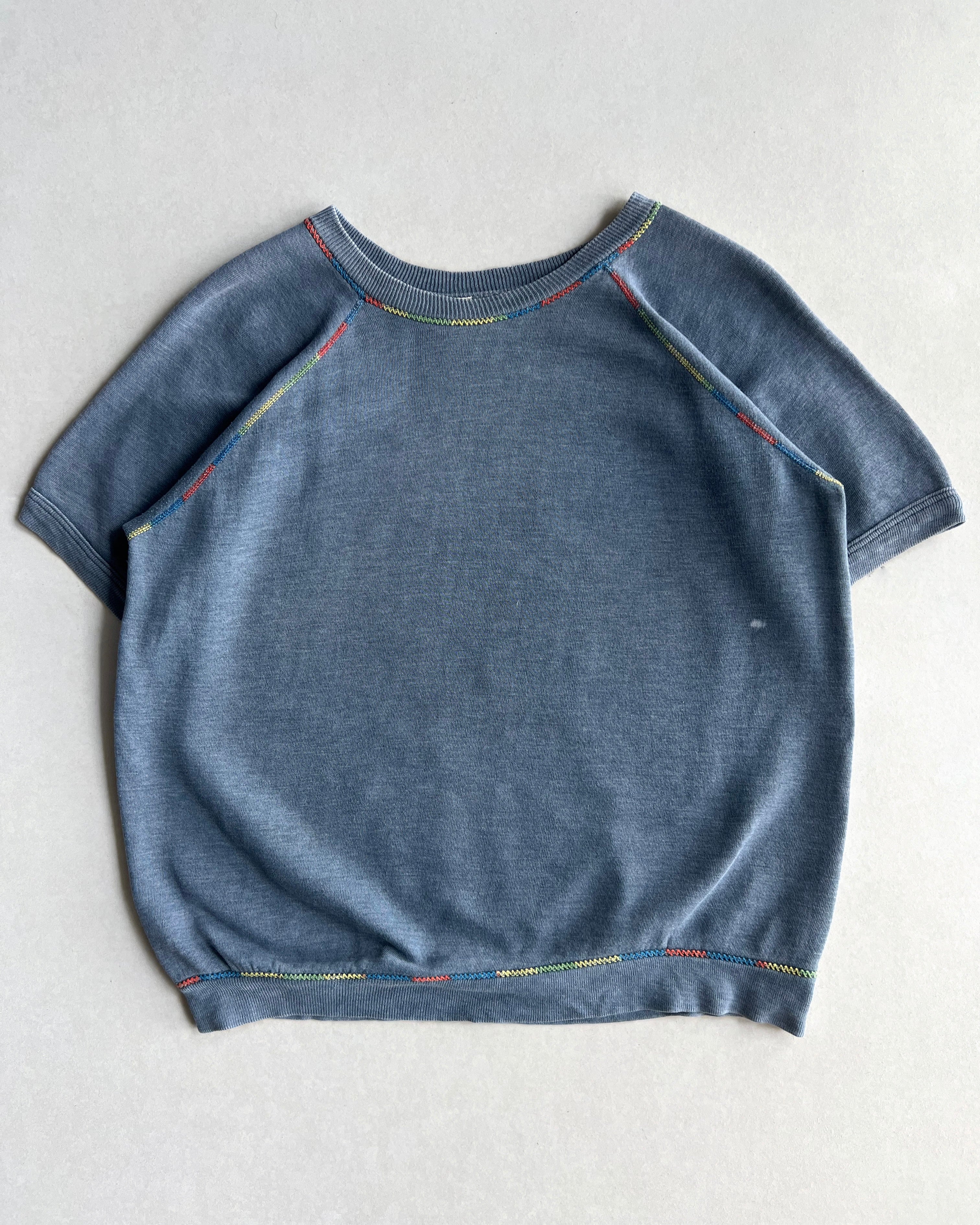 1970S JC PENNEY RAGLAN SHORT SLEEVES SWEATSHIRT (XL)