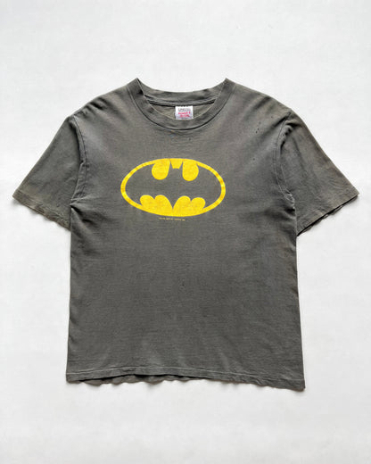 1980S FADED BATMAN LOGO SINGLE STICTH TEE (L)