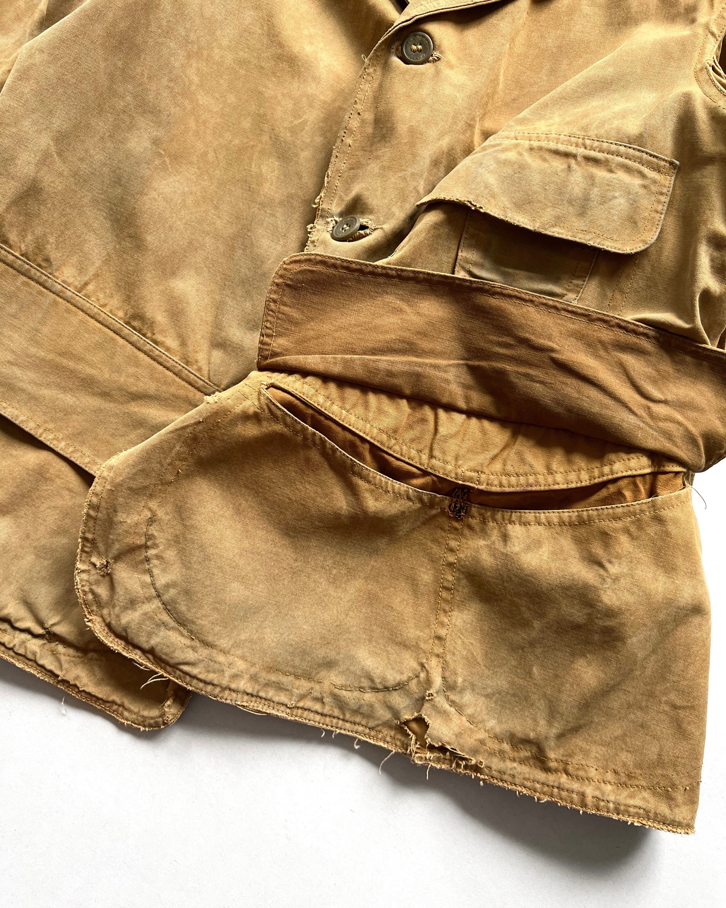 1920S REDHEAD CANVAS HUNTING JACKET (L)
