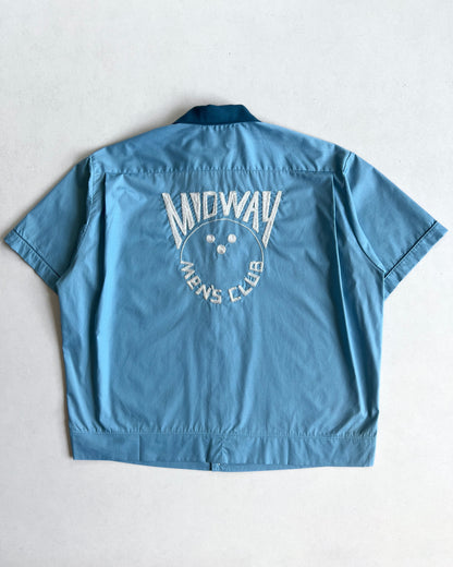 1970S 'MIDWAY MEN'S CLUB' BOWLING SHIRT (L)