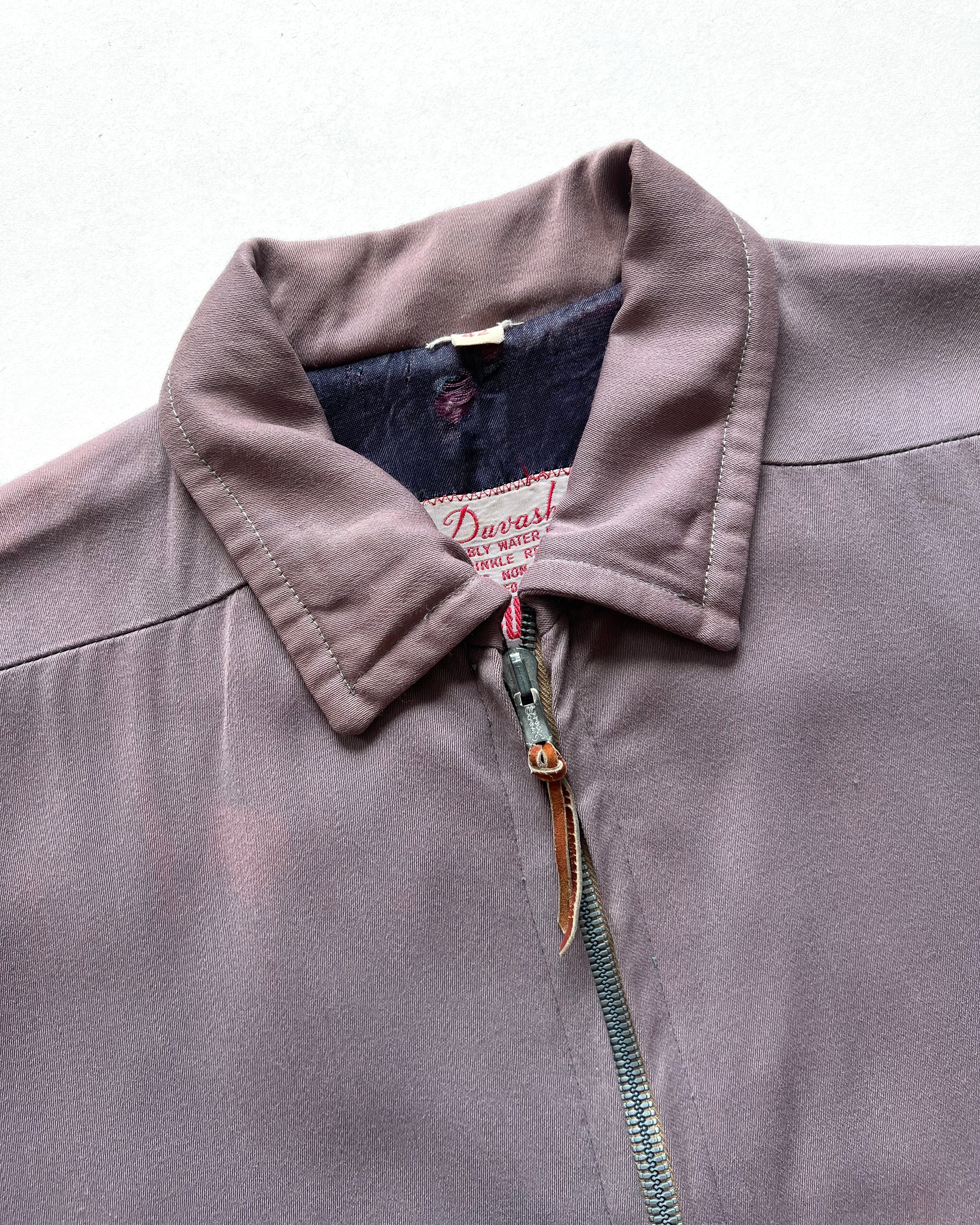 1950S DUVASHEEN RAYON GABARDINE JACKET (L)