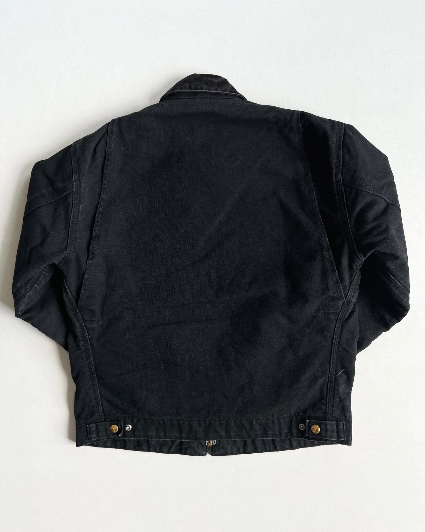 1990S BLACK CARHARTT DETROIT WORK JACKET (M/L)