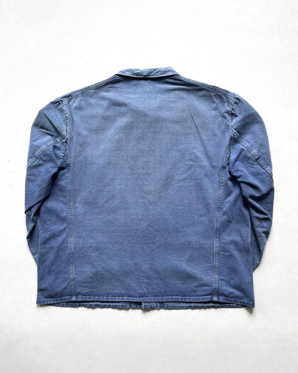 1960S FADED GERMAN HBT WORK JACKET (XL)