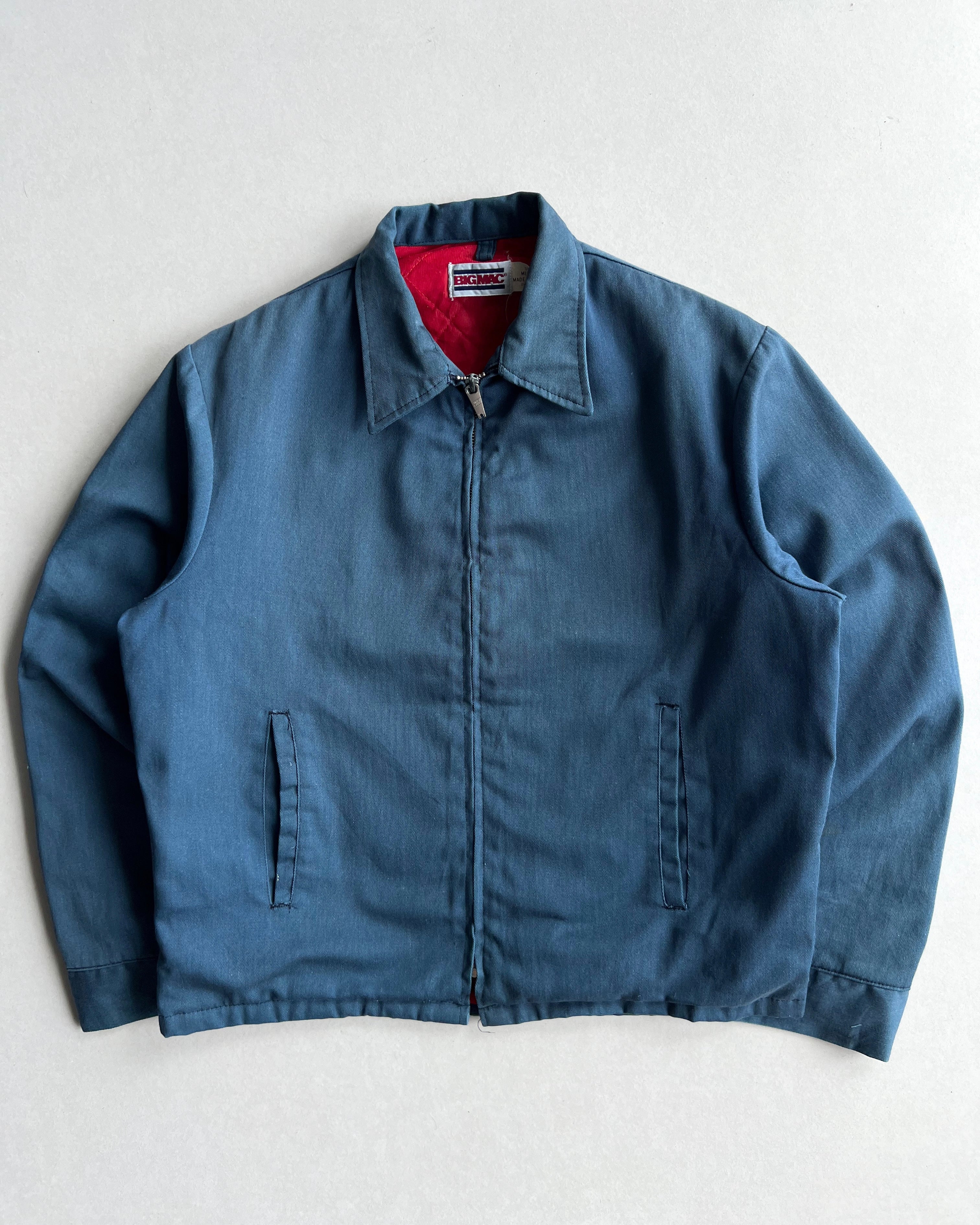 1980S BIG MAC TEAL BLUE WORK JACKET (M)