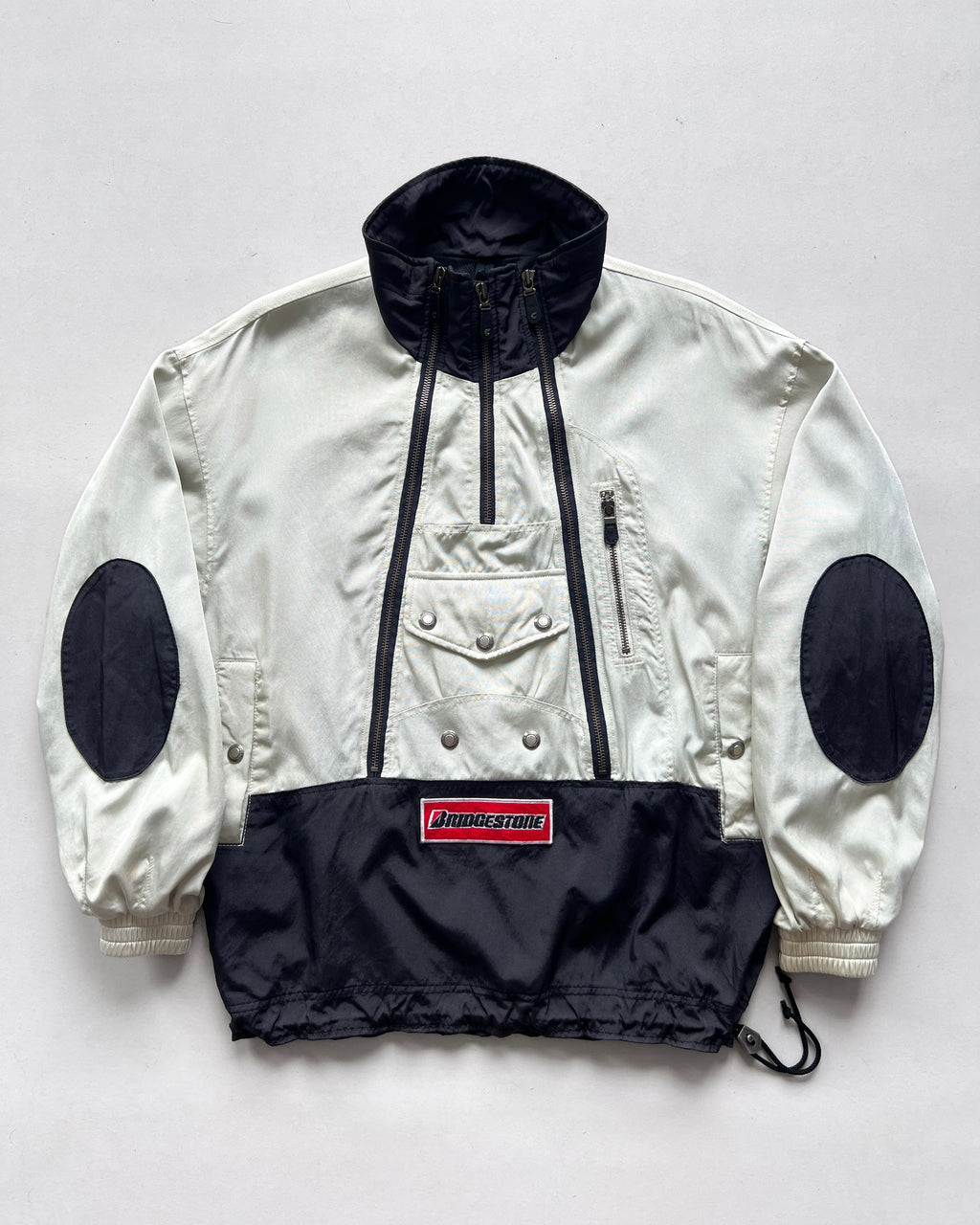 1980S/1990S CARRERA MULTI-ZIPPERS RACING JACKET (L)