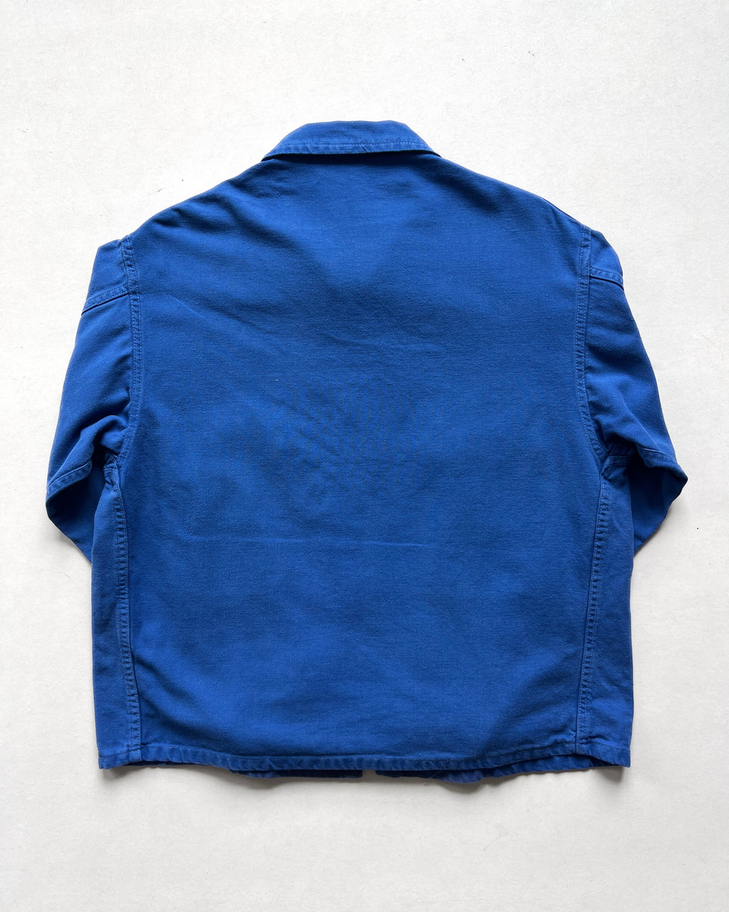 1970S INDIGO FRENCH CYCLIST WORK JACKET (L)