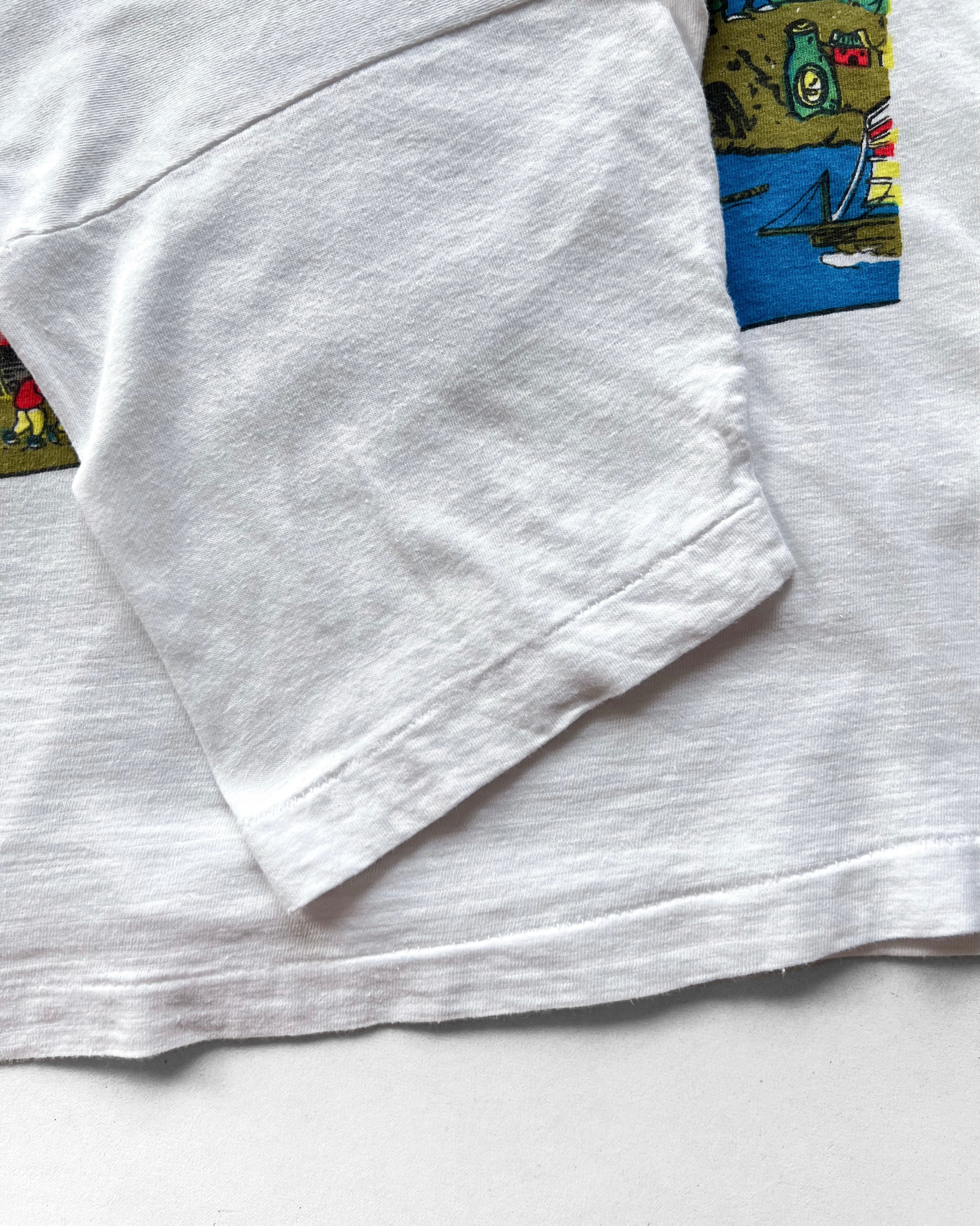 1990S 'CAAC SURVIVOR' SINGLE STITCH TEE (M)
