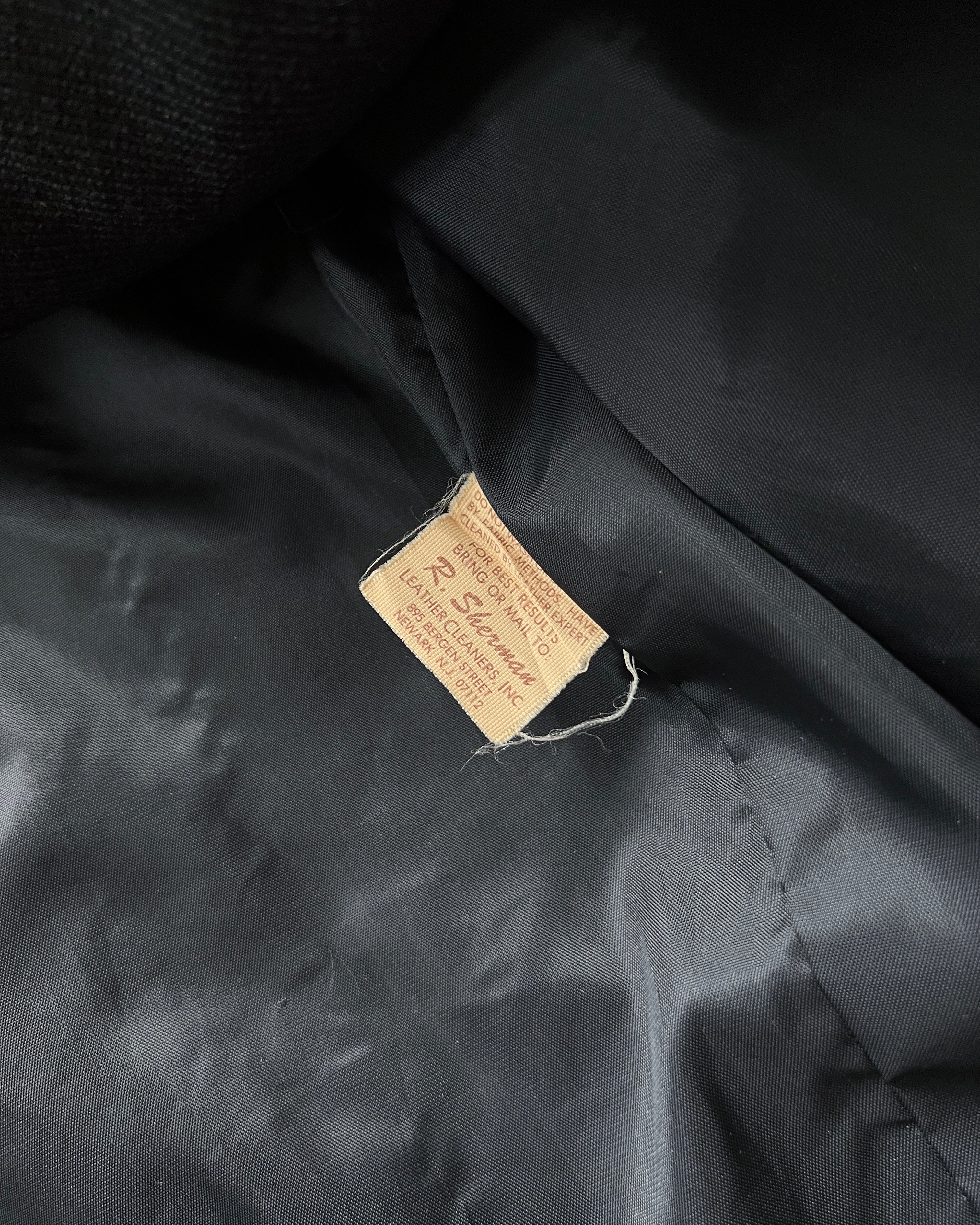 1970S COOPER MULTI-POCKETS LEATHER JACKET (XL)