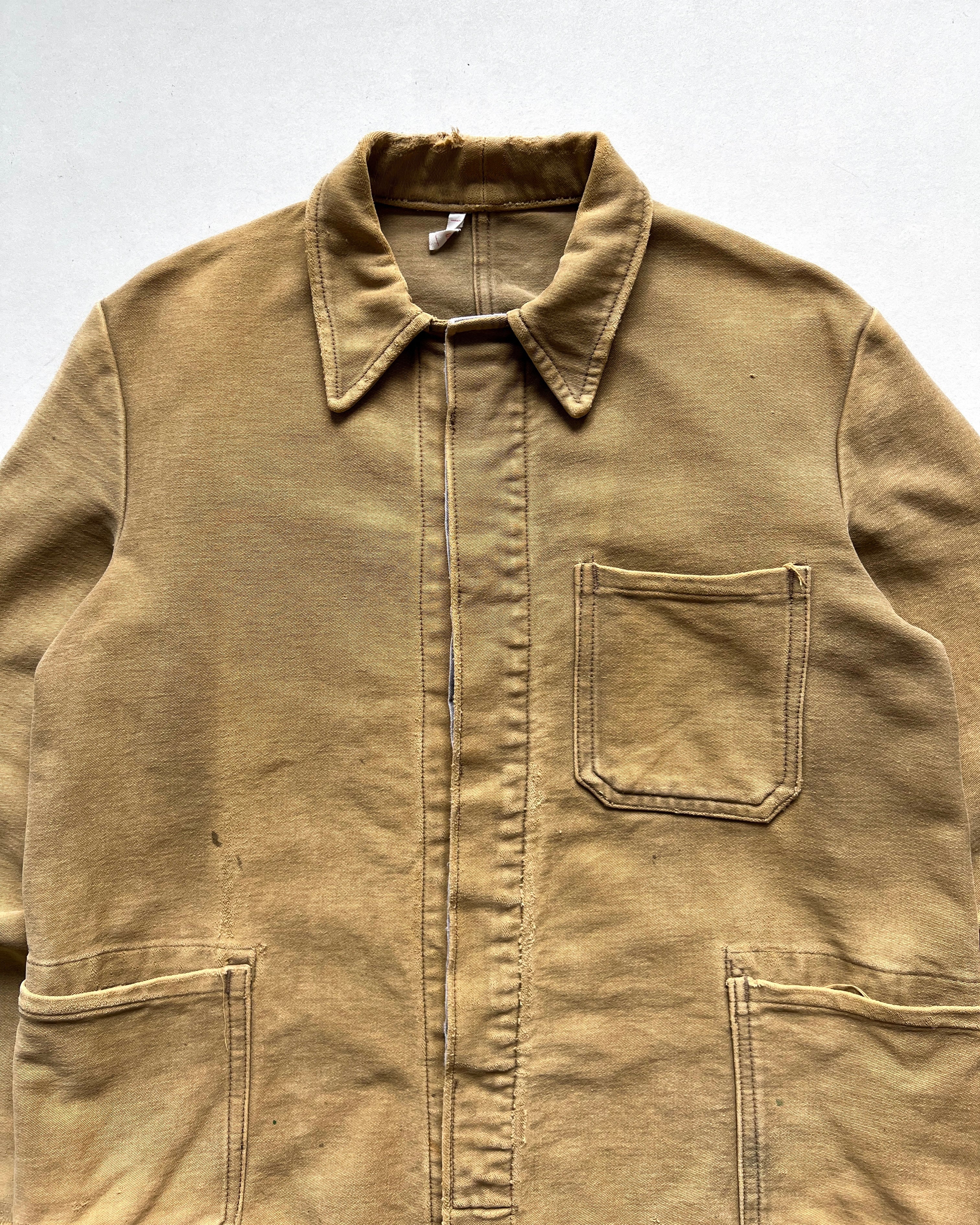 1960S GERMAN MOLESKIN WORK JACKET (M)
