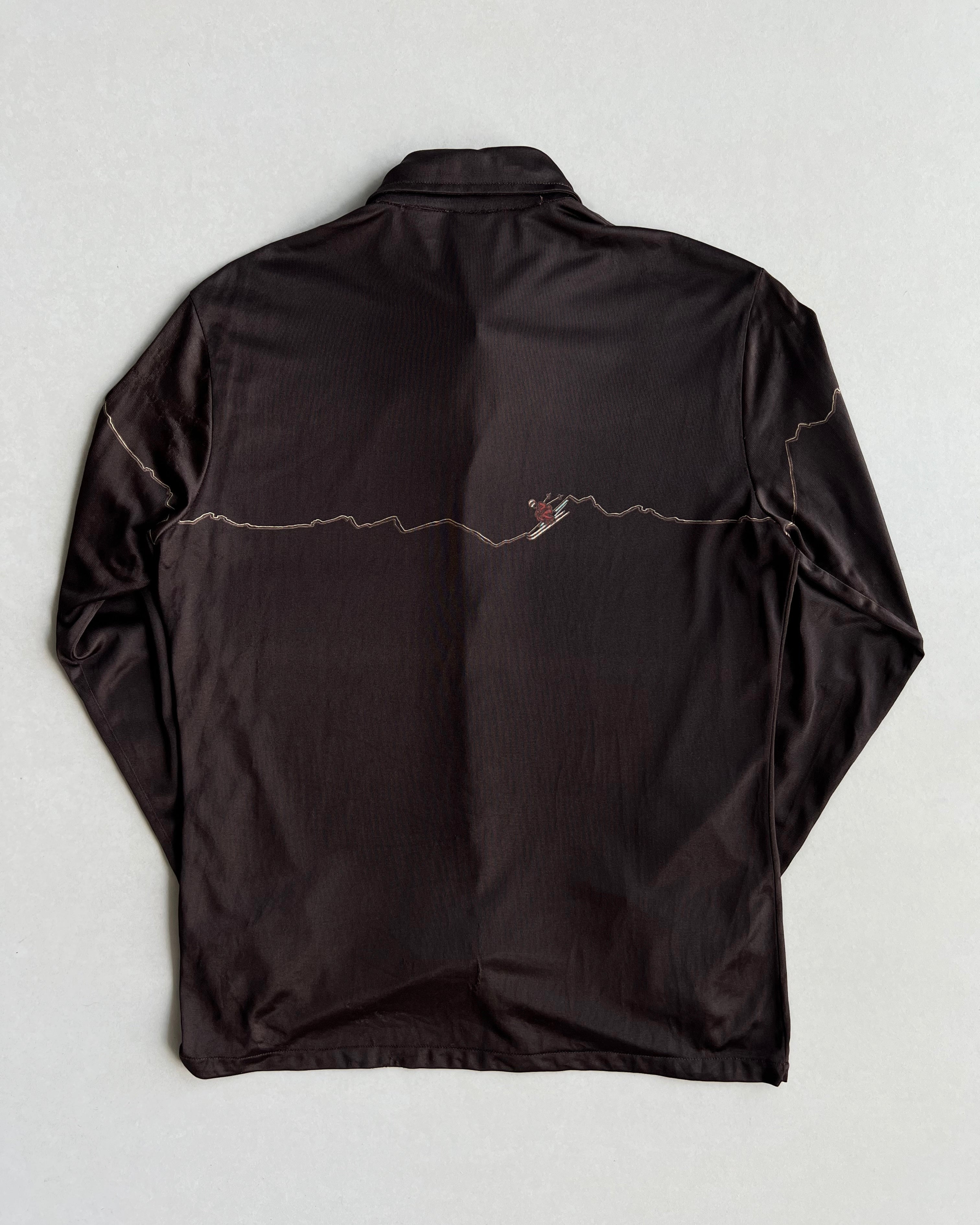 1970S KENNIGAN CALIFORNIA SKI NYLON SHIRT (M)