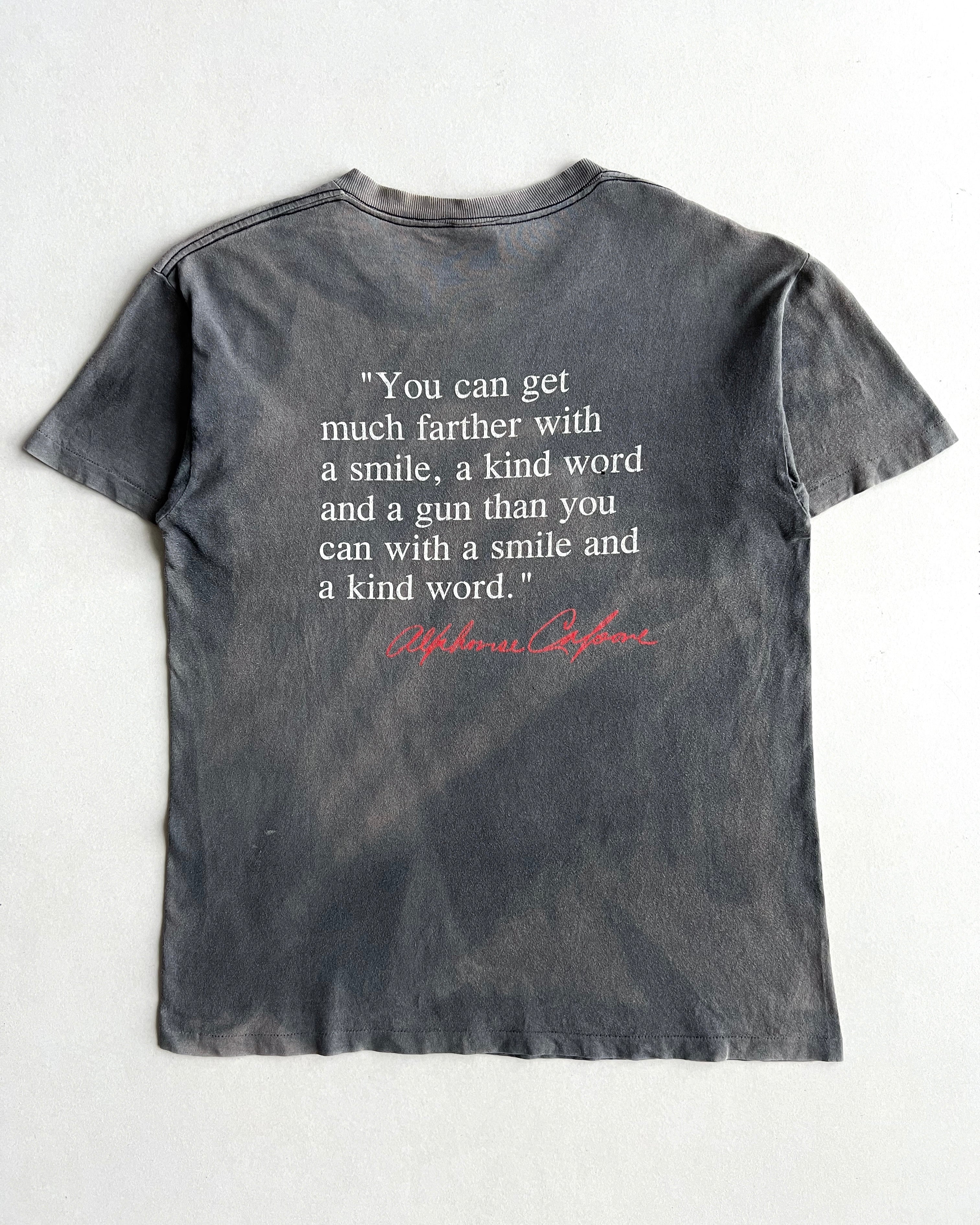 1990S SUN FADED 'CHICAGO CADONE' SINGLE STITCH TEE (M)