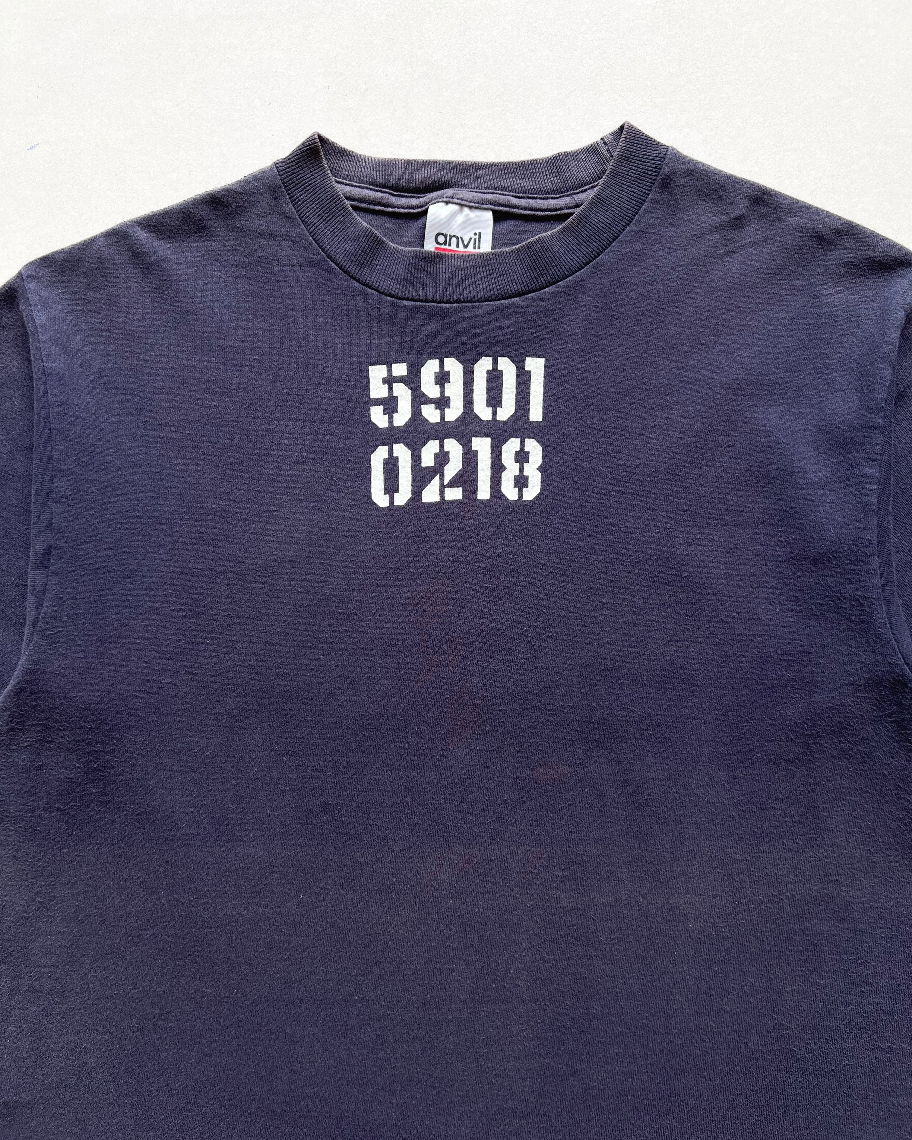 1990S FADED '5901 0218' NUMBER TEE (M)