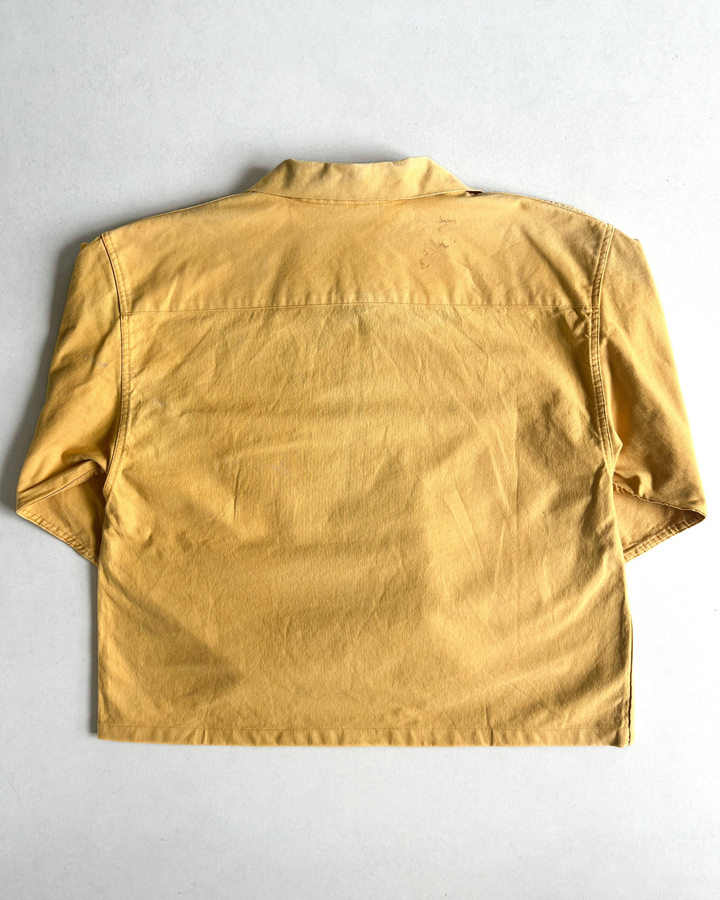 1970S FADED YELLOW LE GLAZIK FISHERMAN SMOCK (L)