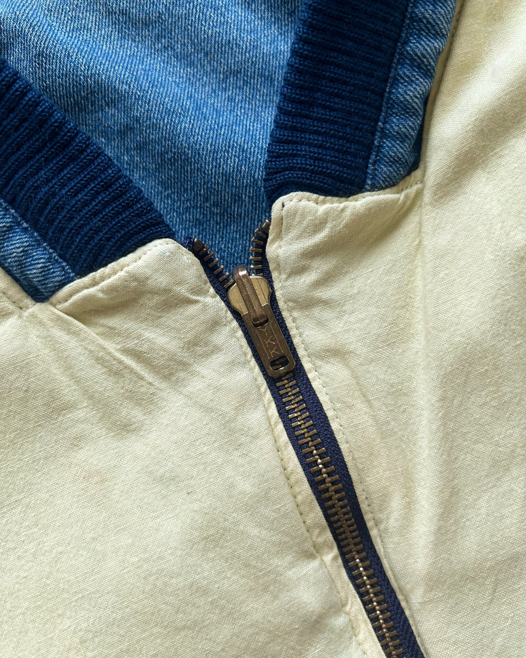 1980S TWO-TONE DENIM REVERSIBLE JACKET (XL)