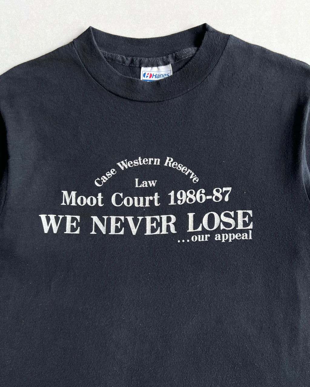 1987 'WE NEVER LOSE OUR APPEAL' SINGLE STITCH TEE (M)