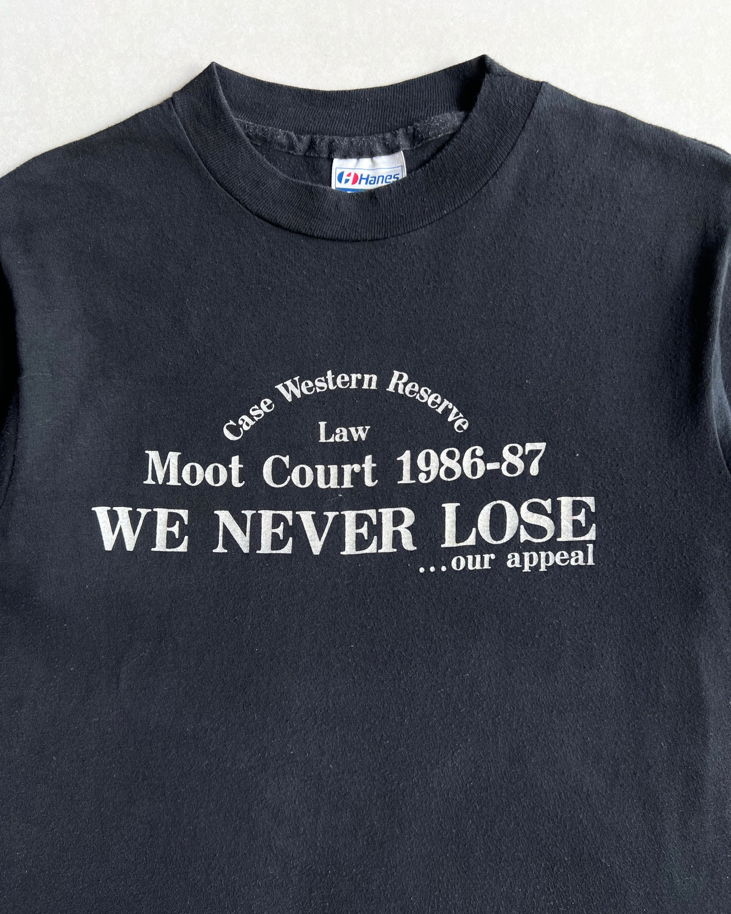 1987 'WE NEVER LOSE OUR APPEAL' SINGLE STITCH TEE (M)